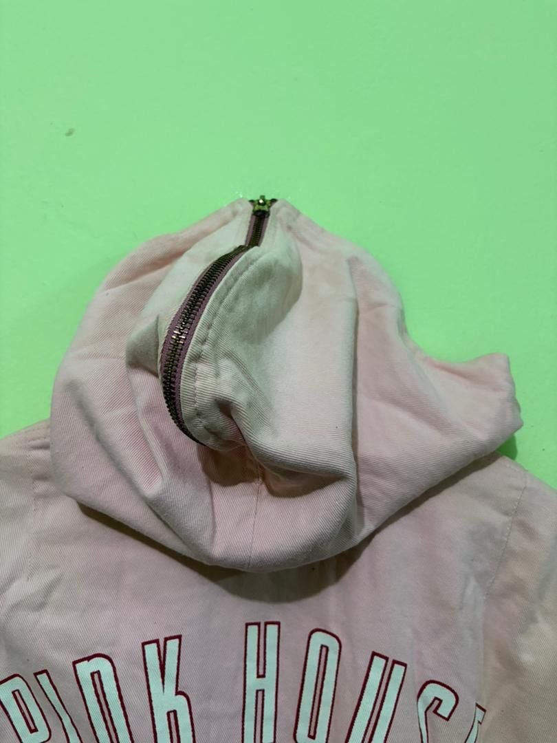 Pink House Vintage Pink House Bomber Jacket Big Logo Design With Hoodie Size US M / EU 48-50 / 2 - 13 Thumbnail
