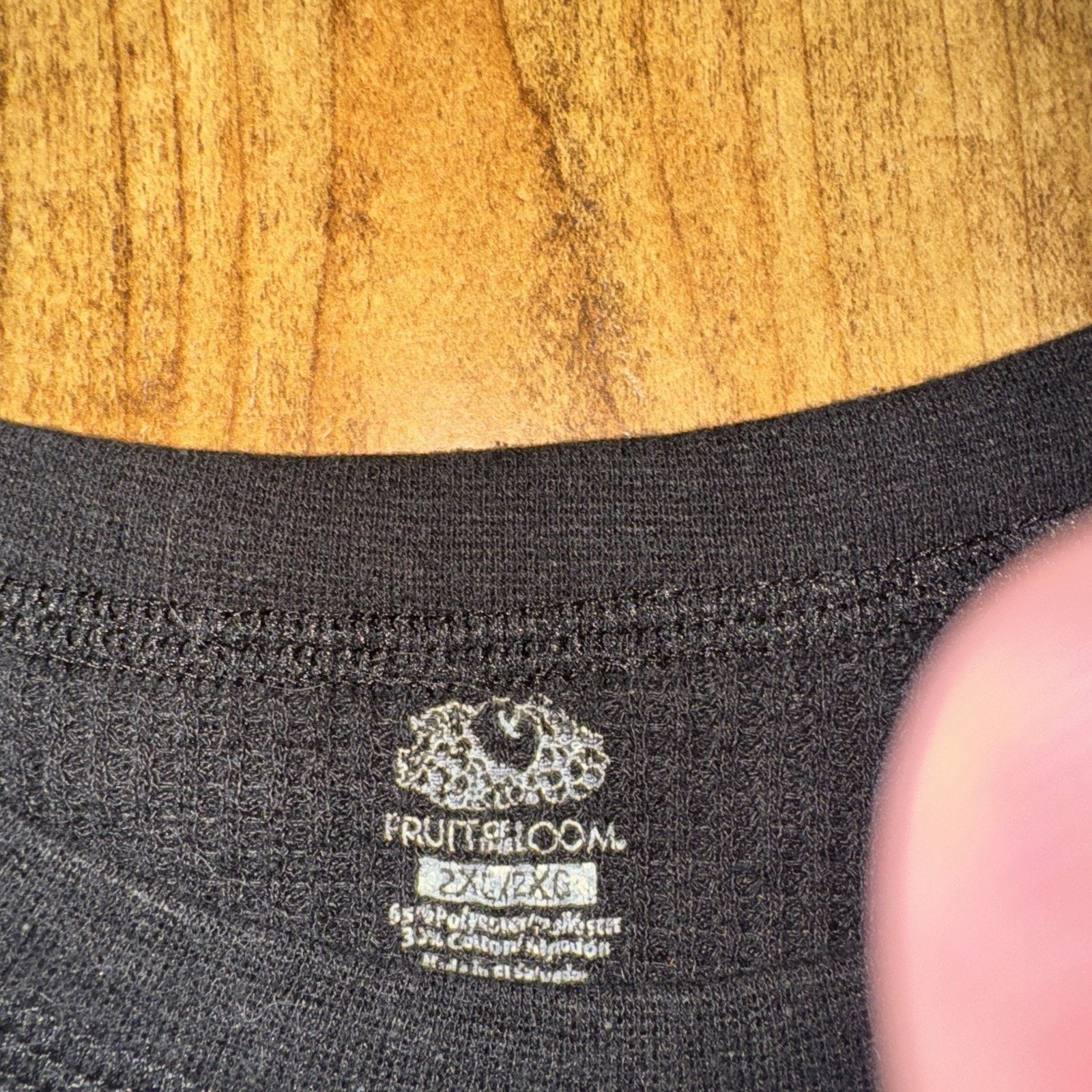 Fruit Of The Loom Fruit Of The Loom Thermal Long Sleeve Shirt Black 2XL 21x26 Size US XXL / EU 58 / 5 - 2 Thumbnail