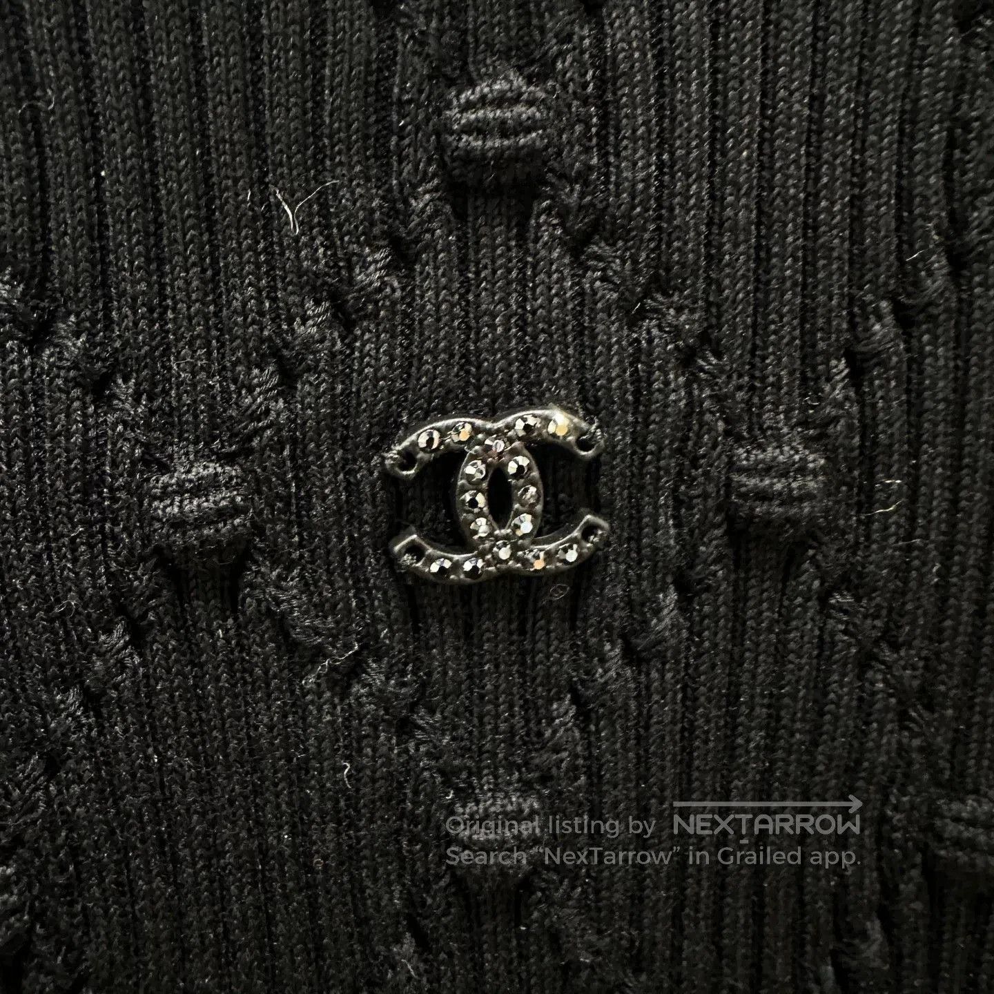Chanel Chanel Knit Turtleneck Diamond Logo Slim. Size XS / US 0-2 / IT 36-38 - 6 Thumbnail