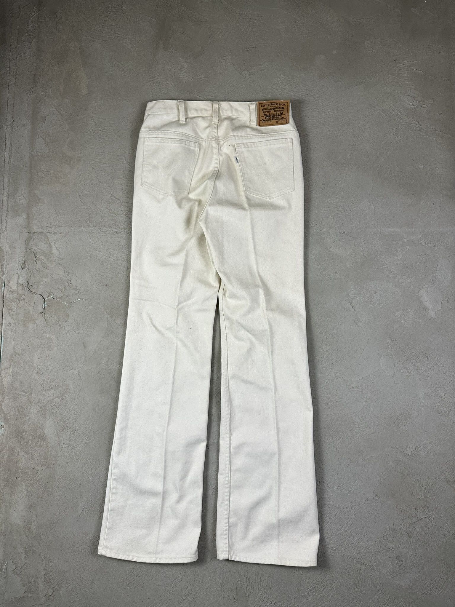 Levi's 70s Levi's Flaired Denim Jeans Pants Rare Size US 33 - 6 Thumbnail