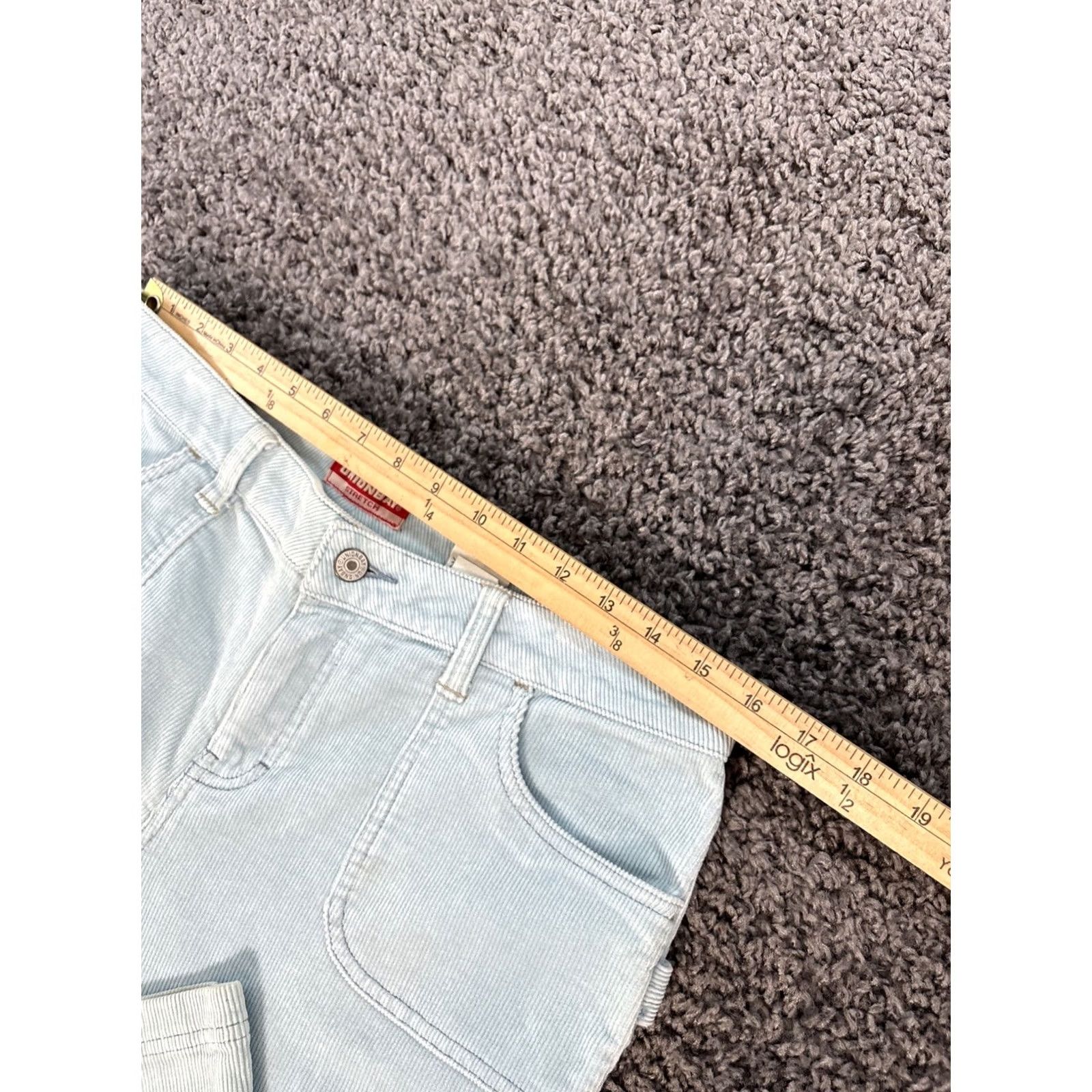 Vintage VINTAGE UNIONBAY Corduroy Pants Womens 11 Flare Boot Cut Jeans Low Rise Blue Womens Boots Cut Flared 32in Inseam Size 32" / US 10 / IT 46 - 4 Thumbnail