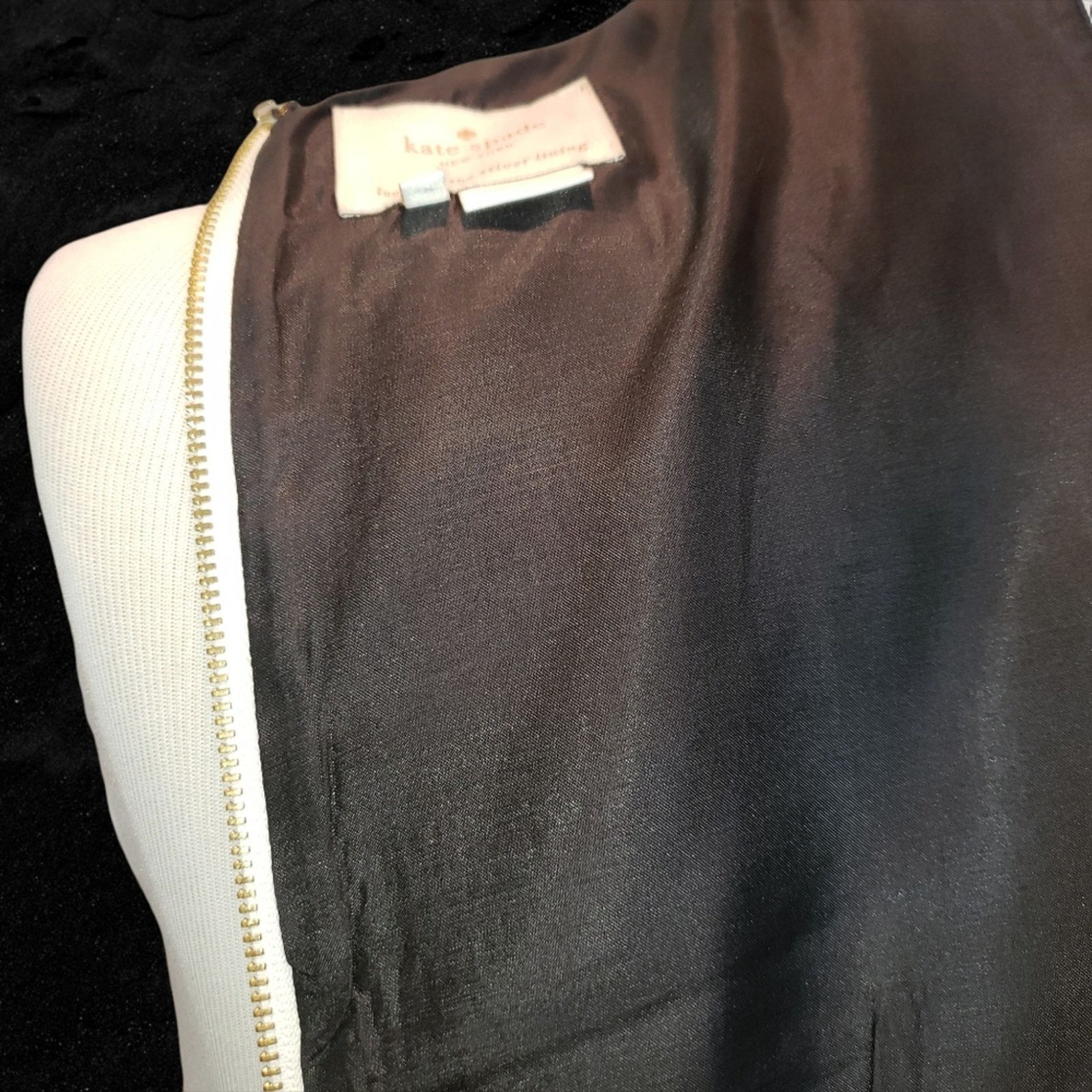 Kate Spade Kate Spade Gold-Zip Linen Blend Career dress Sz 8 Size M / US 6-8 / IT 42-44 - 5 Thumbnail