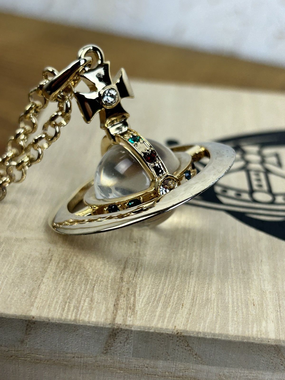 Vivienne Westwood Vintage Vivienne Westwood Small Orb Pendant Necklace Size ONE SIZE - 3 Thumbnail