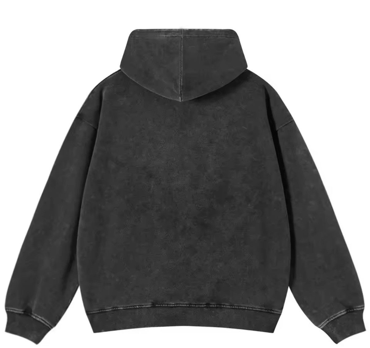 Other Gothic Punk Cross Print Washed Hoodie Sweatshirt Size US L / EU 52-54 / 3 - 2 Thumbnail