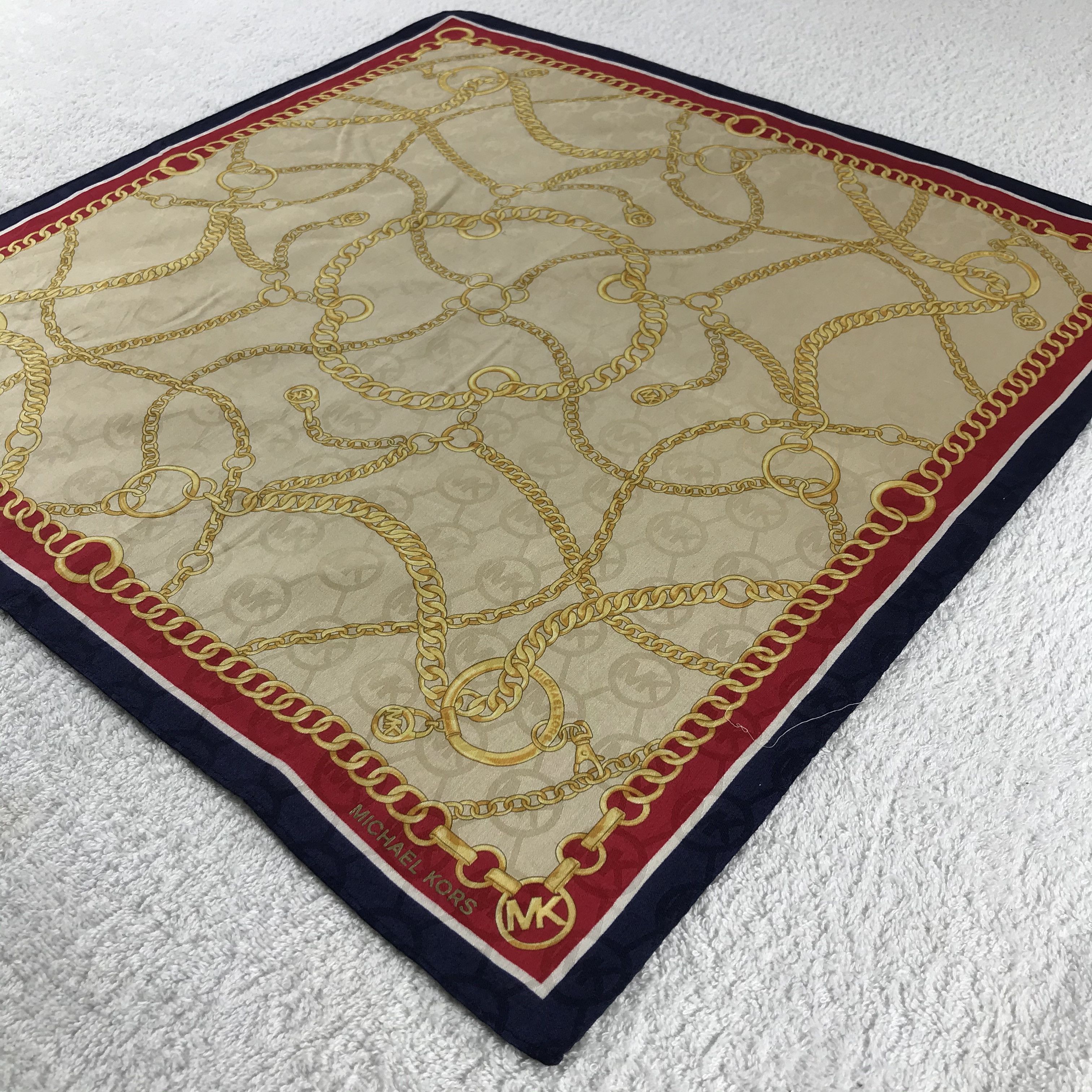 Michael Kors × Vintage Michael Kors Handkerchief / Neckerchief / Bandana Size ONE SIZE - 4 Thumbnail