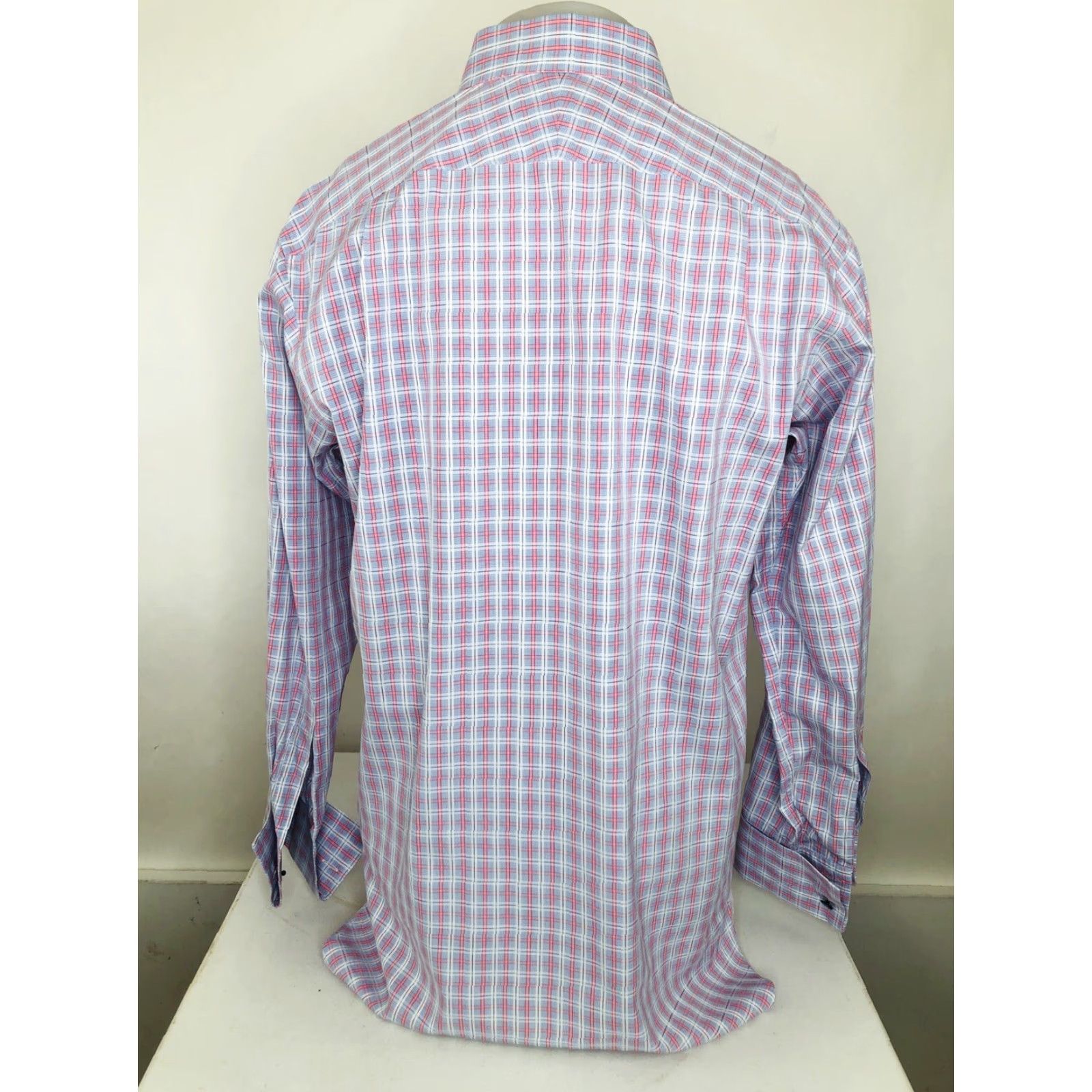 Pinko Thomas Pink London Plaid Shirt Mens 15.5/34 Long Sleeve Button-Up EXCELLENT Size US M / EU 48-50 / 2 - 5 Thumbnail