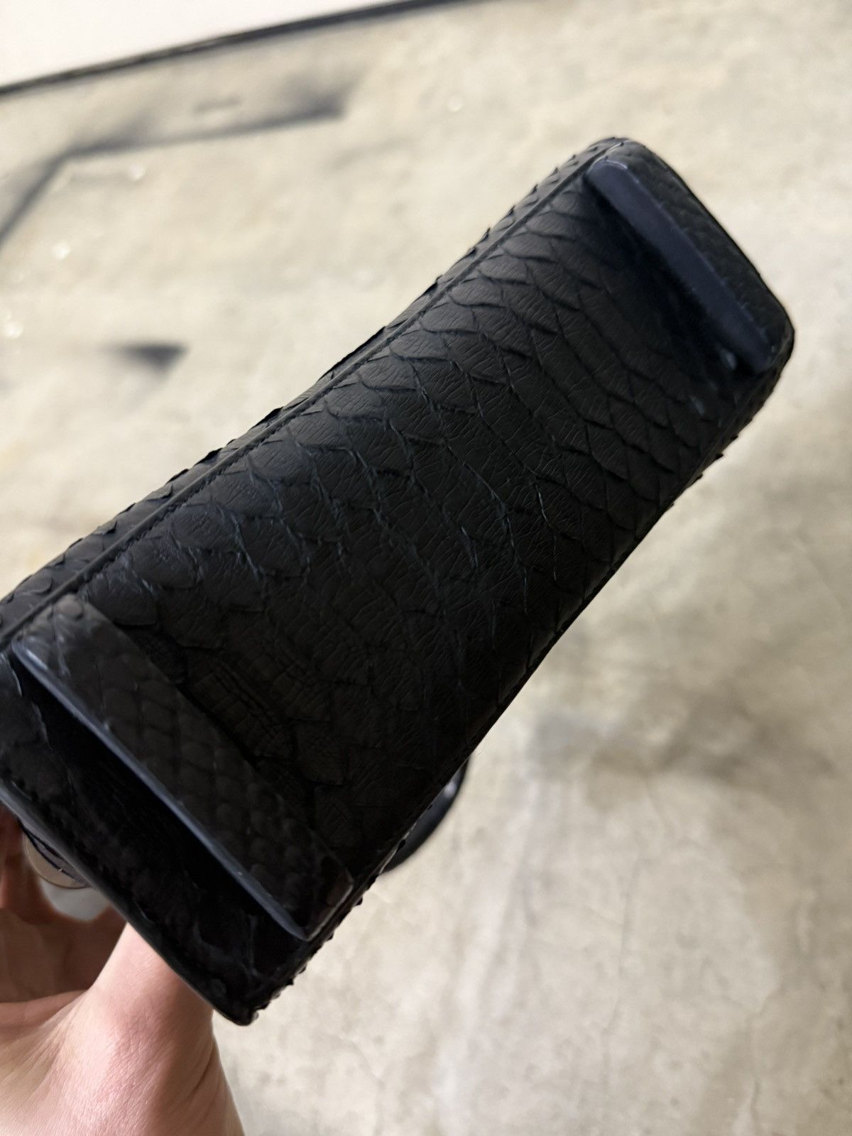 Rick Owens Rick Owens Python Handbag – SS18 “Dirt” Collection Size ONE SIZE - 4 Thumbnail