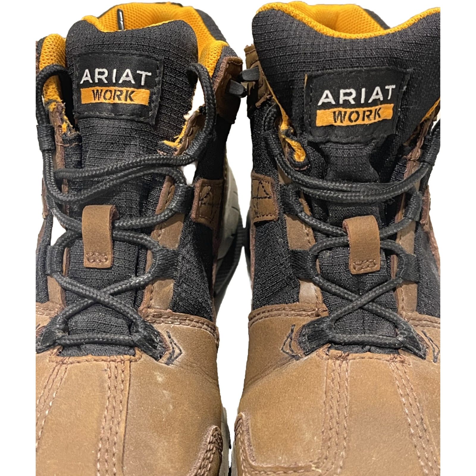 Ariat Ariat Contender Women's 6" Leather Work Boot Steel Toe Lace Up Brown Size 7.5 Boots Women Mens? Size US 7.5 / IT 37.5 - 4 Thumbnail