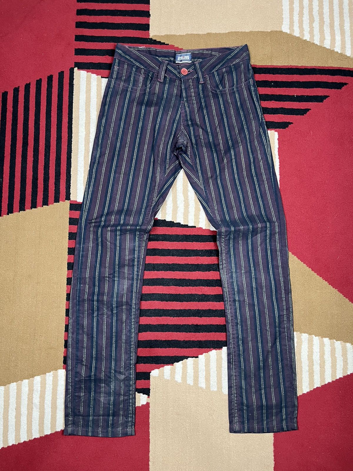 Jean Paul Gaultier Jean’s Paul Gaultier Streep Jeans Pants Size US 30 / EU 46 - 5 Thumbnail
