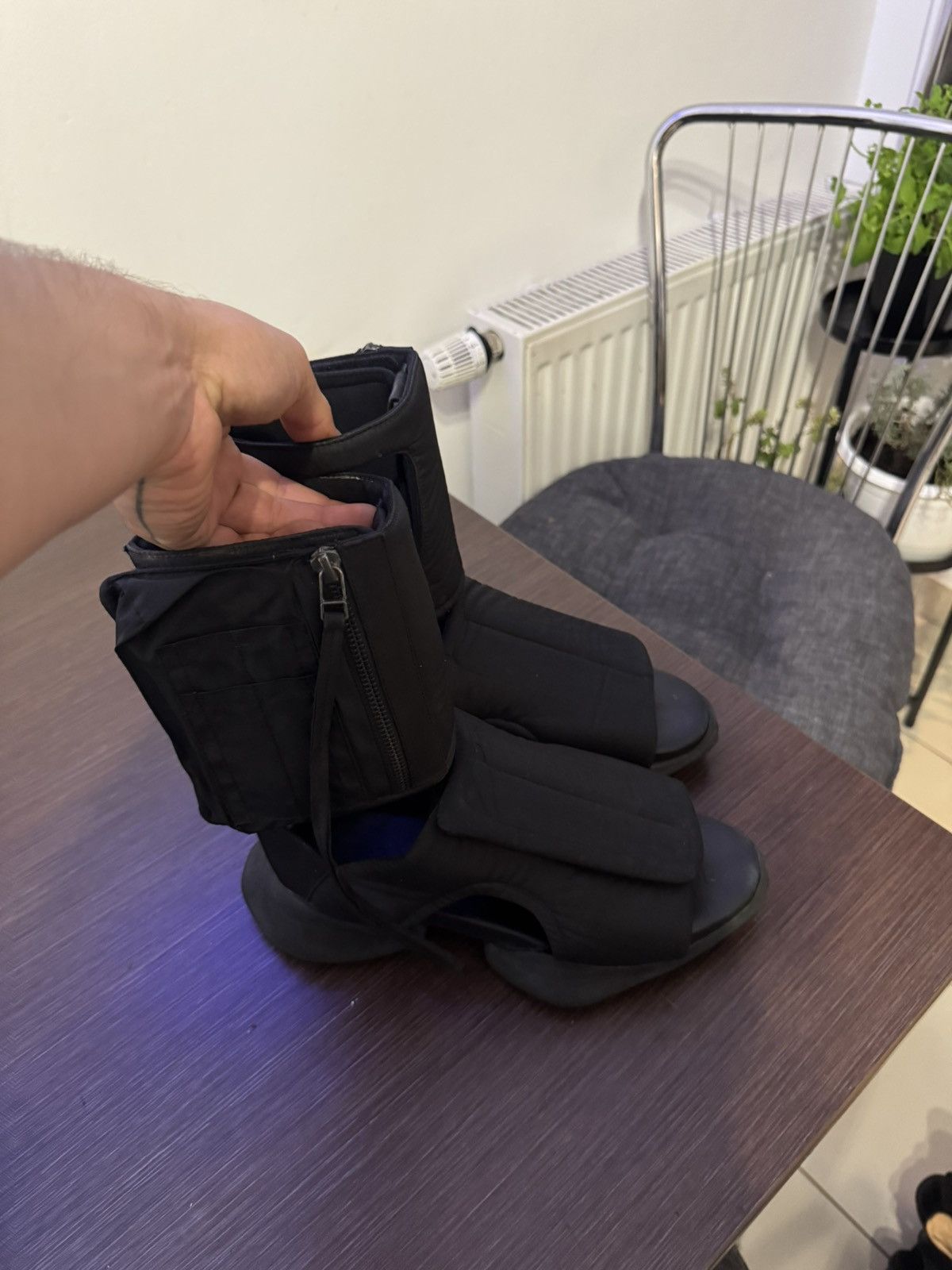 Adidas × Rick Owens Rick owens x Adidas SS16 Cargo Sandals “Cyclops” Size US 7.5 / EU 40-41 - 5 Thumbnail