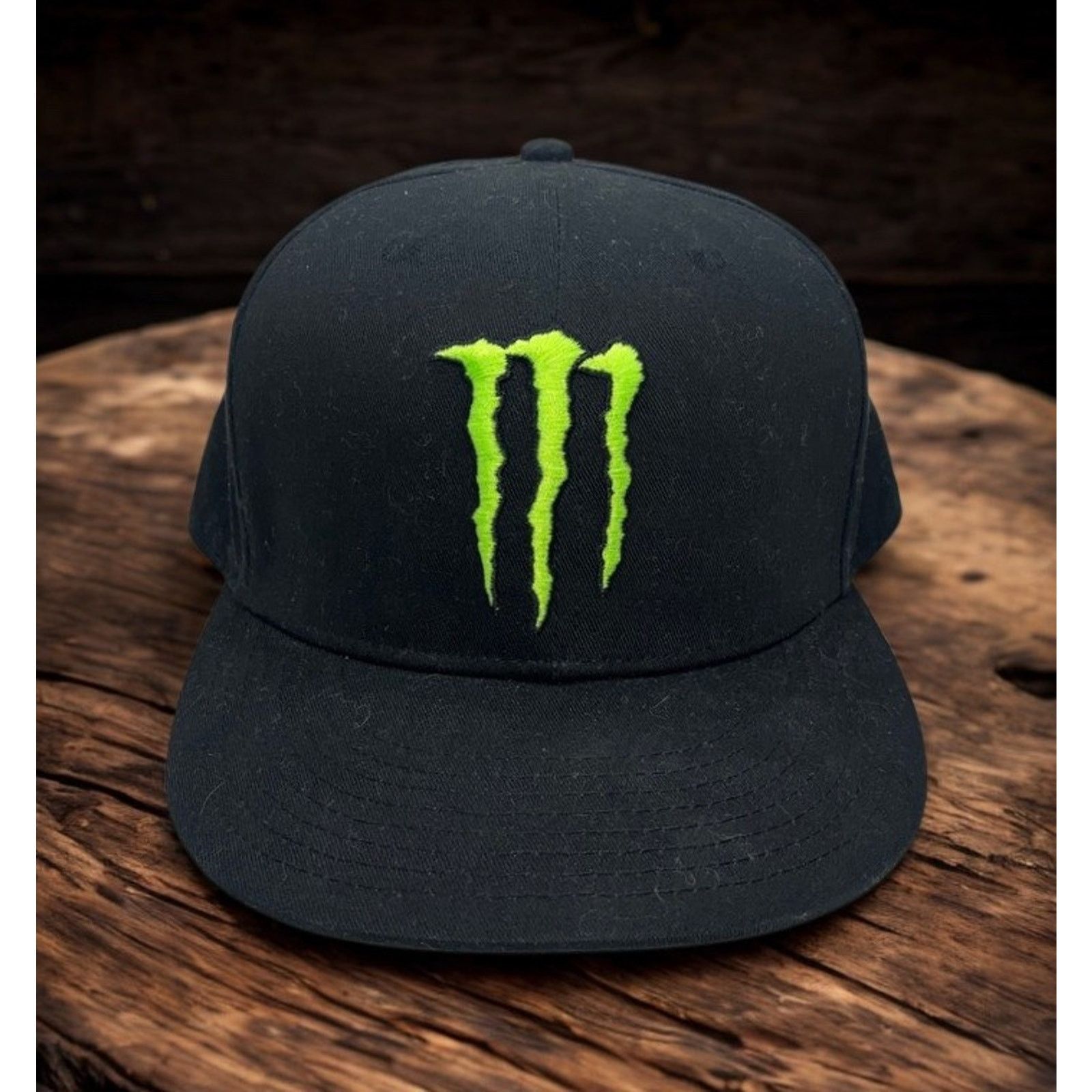Other Monster Energy Snapback Hat Logo Cap Rare Underbrim Pattern Size ONE SIZE - 11 Thumbnail