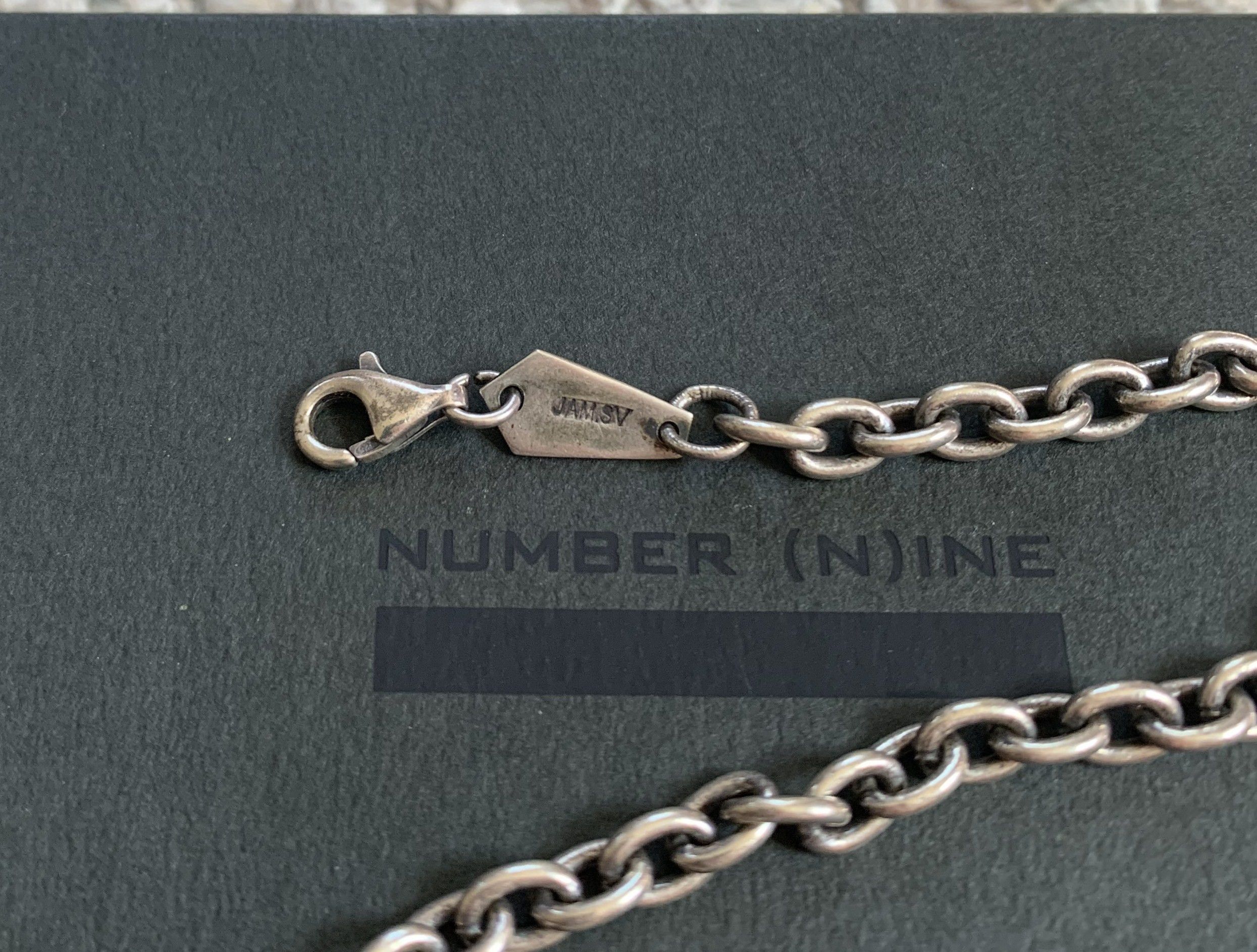 Jam Home Made × Number (N)ine SS02 Number (N)ine Sterling Silver Lock Bracelet Size ONE SIZE - 4 Thumbnail