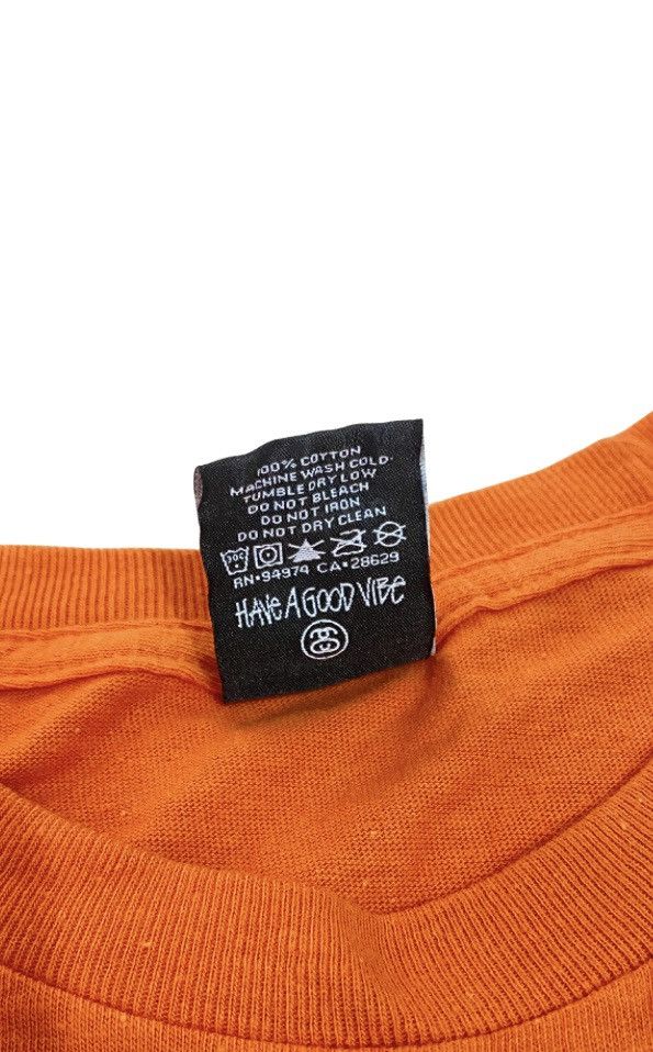 Stussy Stussy Old Skool Tribe Tee Orange Size US L / EU 52-54 / 3 - 3 Thumbnail