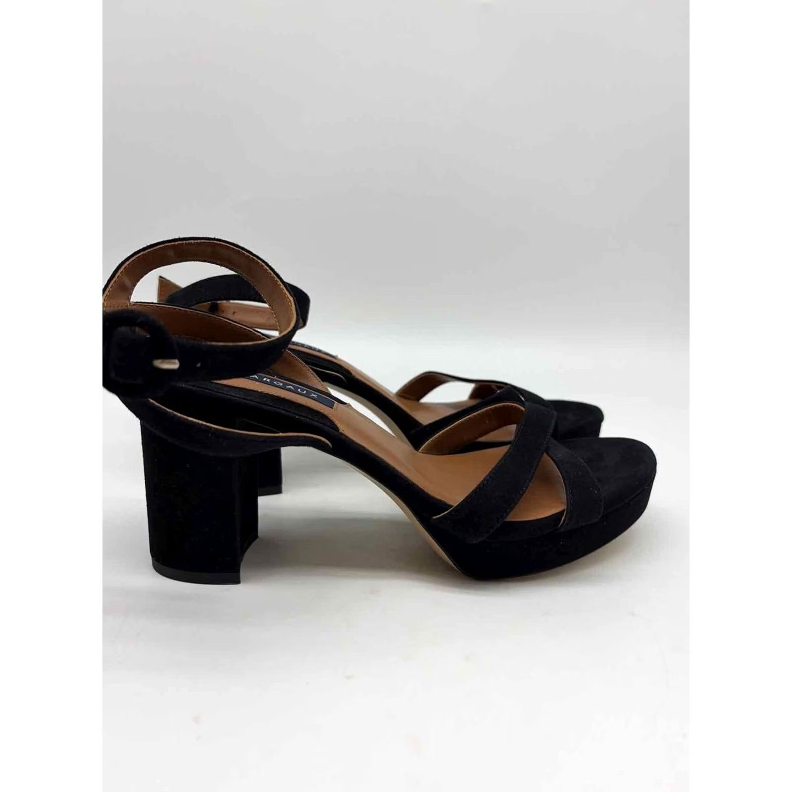Vintage Margaux Strappy Black Size Heels Size US 9 / IT 39 - 4 Thumbnail