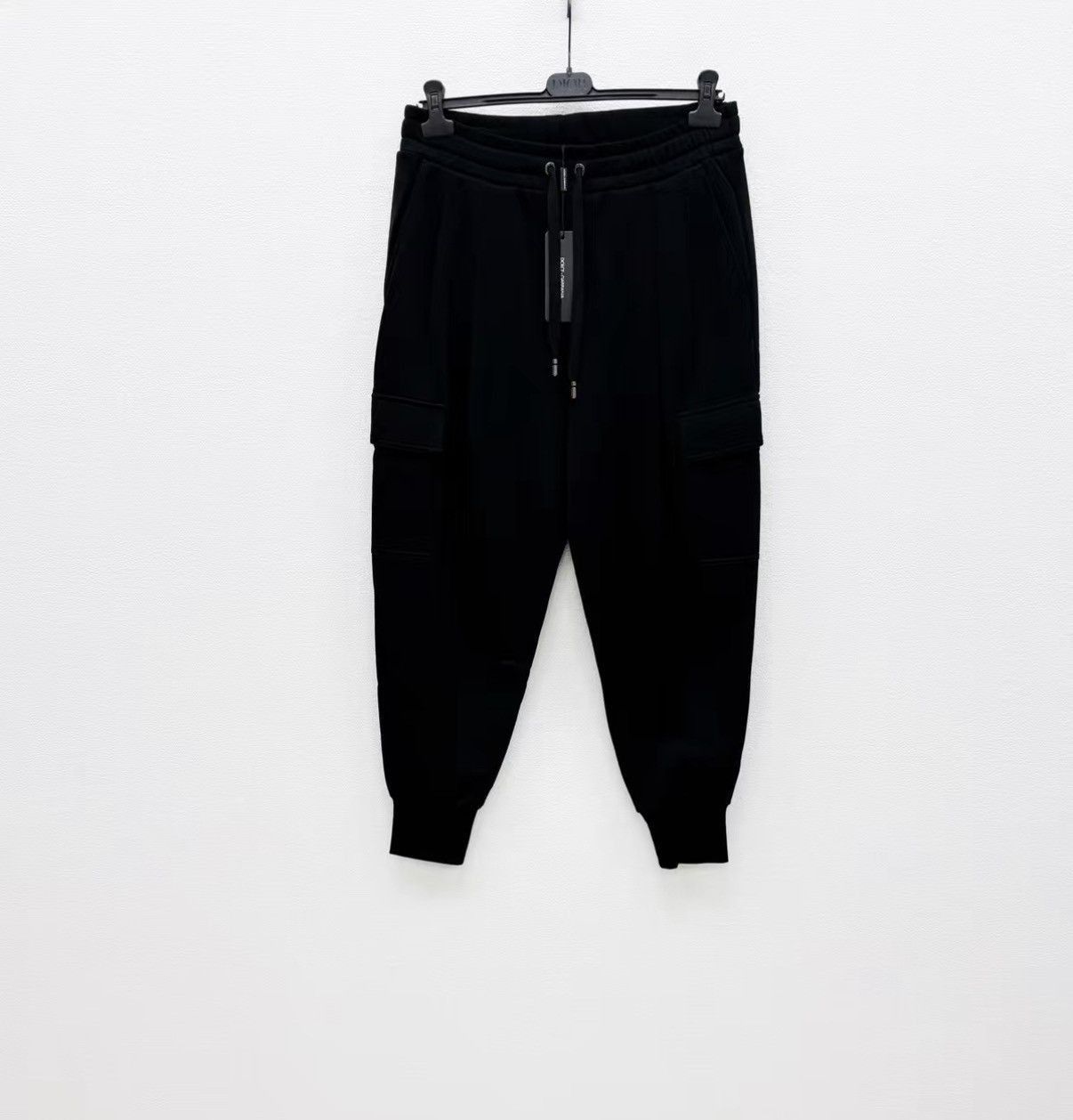 Dolce & Gabbana Black Cargo Jogger Sweatpants Size 34 Size US 34 / EU 50 - 1 Thumbnail