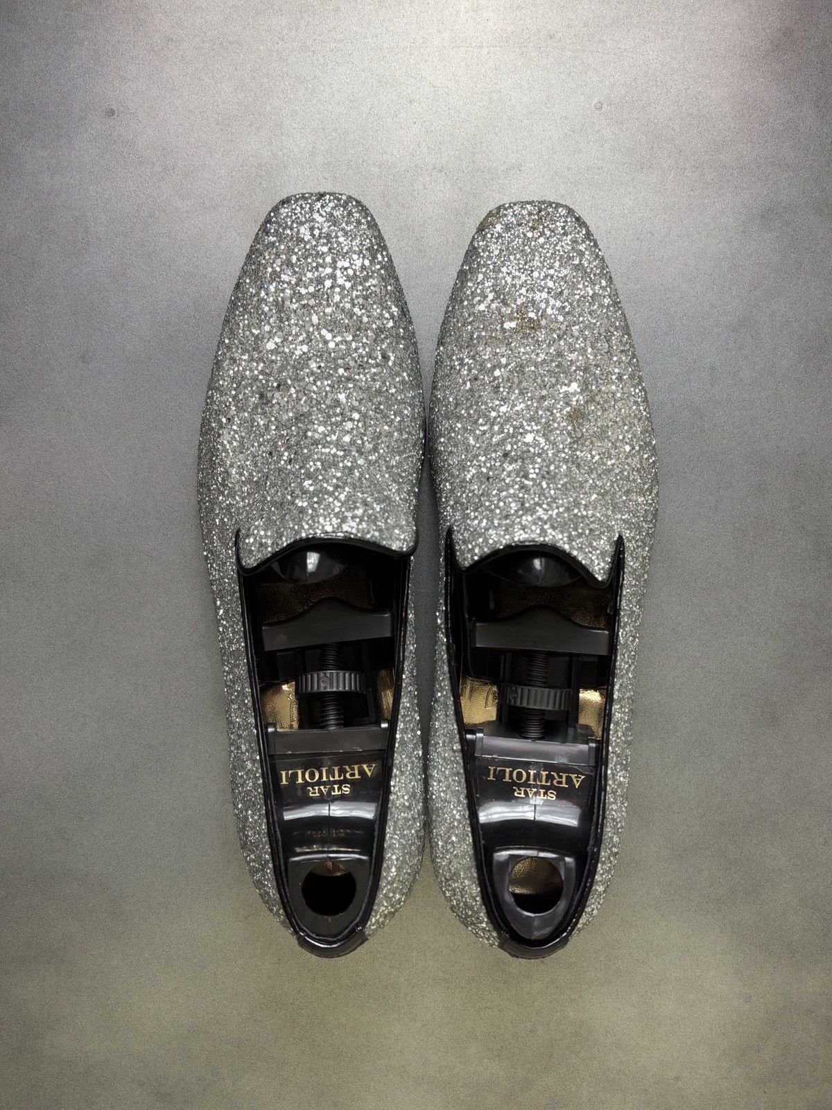 Vintage Vintage Sparkle Loafers Glitter Size US 10 / EU 43 - 6 Thumbnail