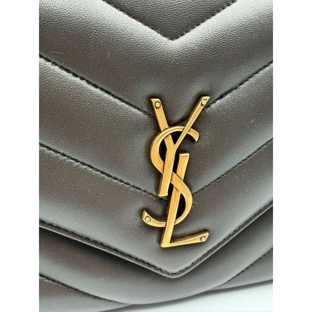 Saint Laurent Paris CC31 Size: OS / YSL Loulou Medium Shoulder Bag in Dark Brown Size ONE SIZE - 6 Thumbnail