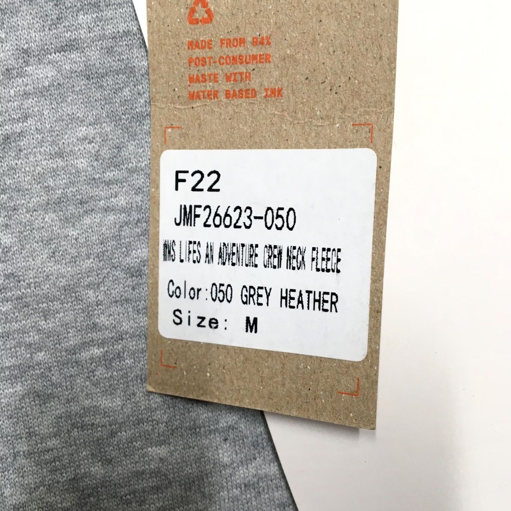 Merrell Merrell Mens Sweatshirt Grey Heather Life's An Adventure Fleece Hiking Graphic Print Crewneck M Size US M / EU 48-50 / 2 - 7 Thumbnail