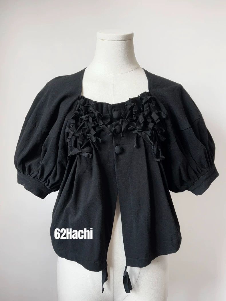 Comme des Garcons Comme Des Garcons Bow Square Neck Bubble Sleeve Short Slee Size S / US 4 / IT 40 - 1 Thumbnail