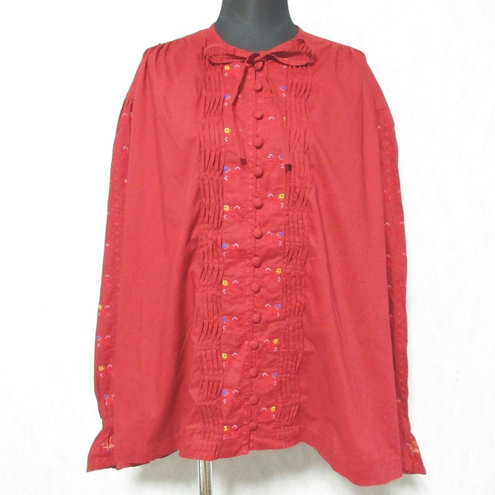 Other Other PINK HOUSE Embroidered Ribbon Blouse Textile Tops DUTY FREE for USA Size ONE SIZE - 1 Thumbnail