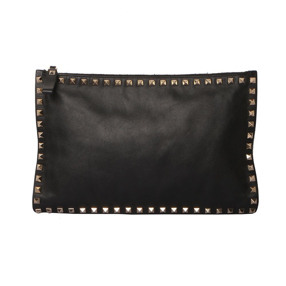 Valentino Rockstud Clutch (Receipt Included) Size ONE SIZE - 1 Thumbnail