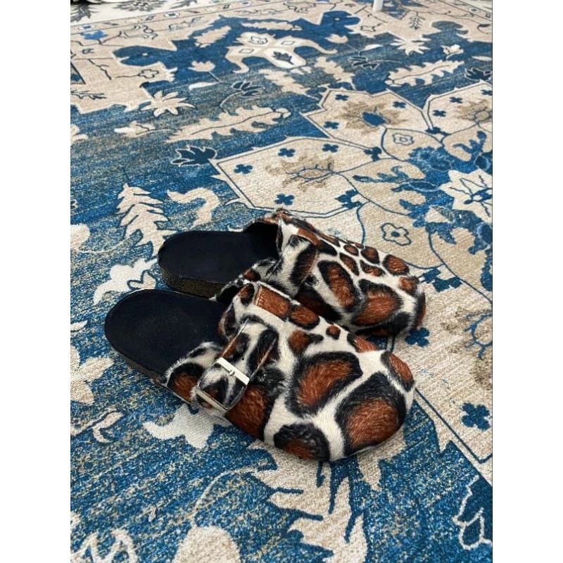 Other Loxusdrip - Fresco Leopard Clog Slips Size US 12 / EU 45 - 2 Thumbnail