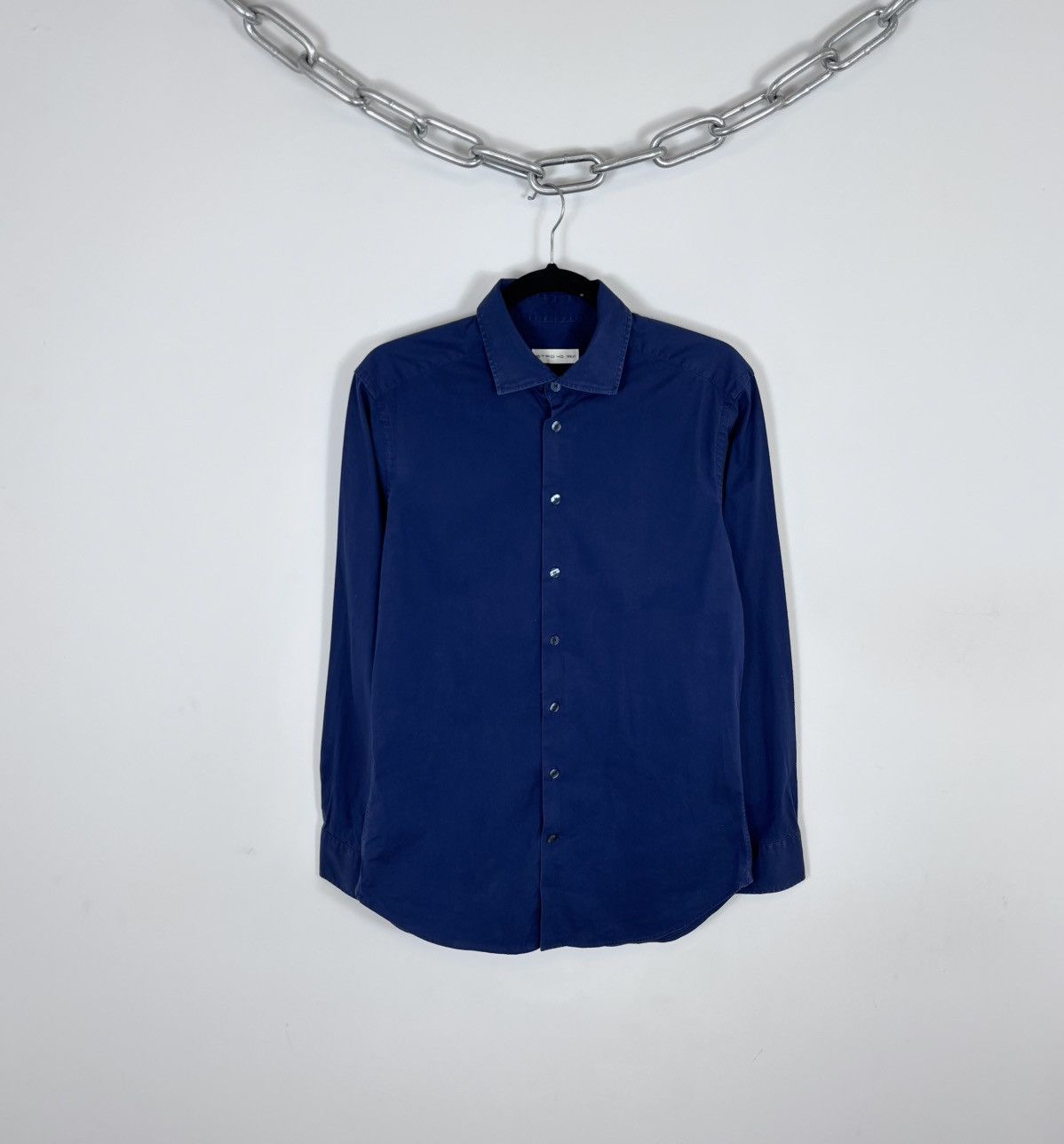 Etro Etro Milano Men’s Blue Long Sleeve Button Up Shirt Size US M / EU 48-50 / 2 - 1 Thumbnail