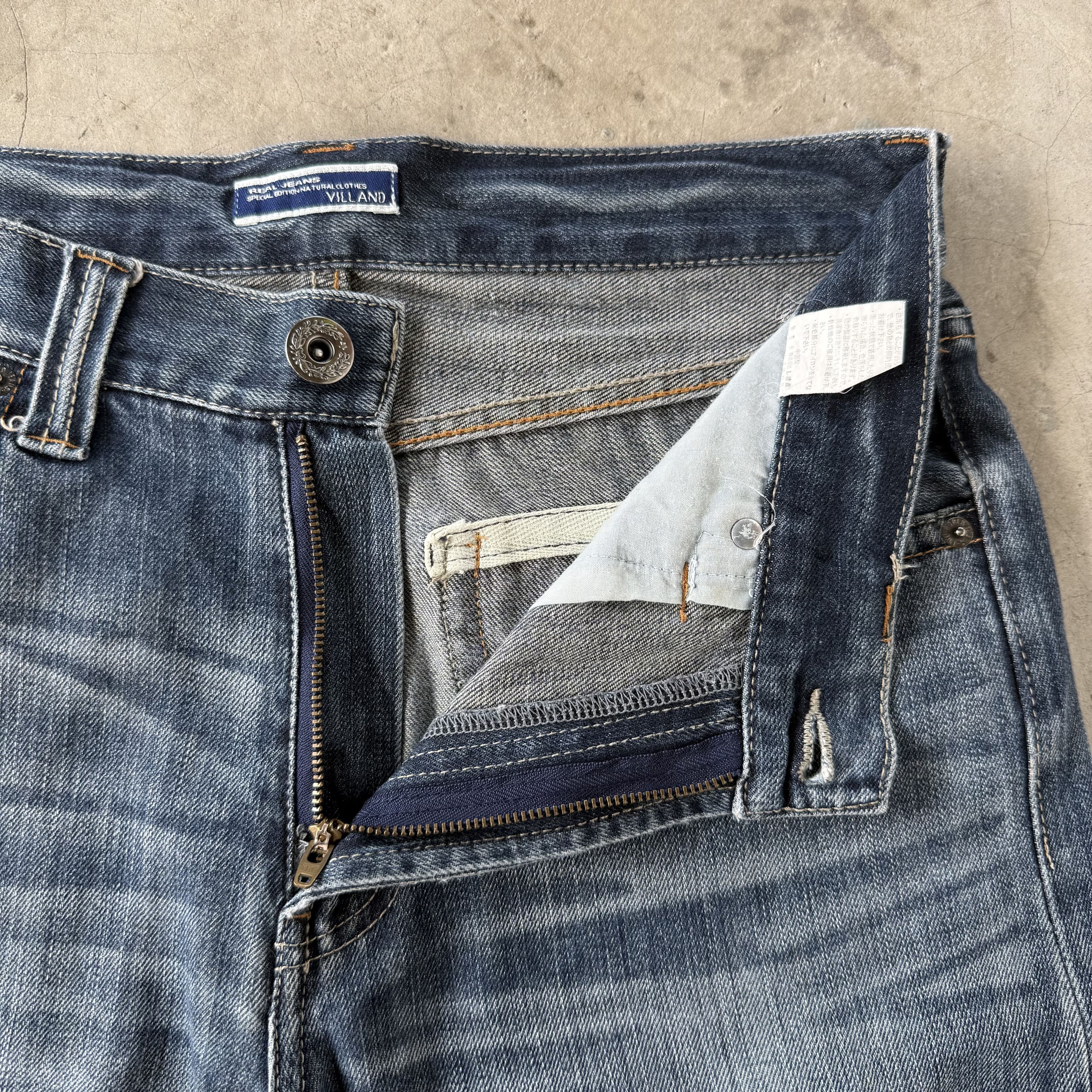 VILLAND W31 Vintage Villand storm Faded Denim Jean Size US 31 - 6 Thumbnail