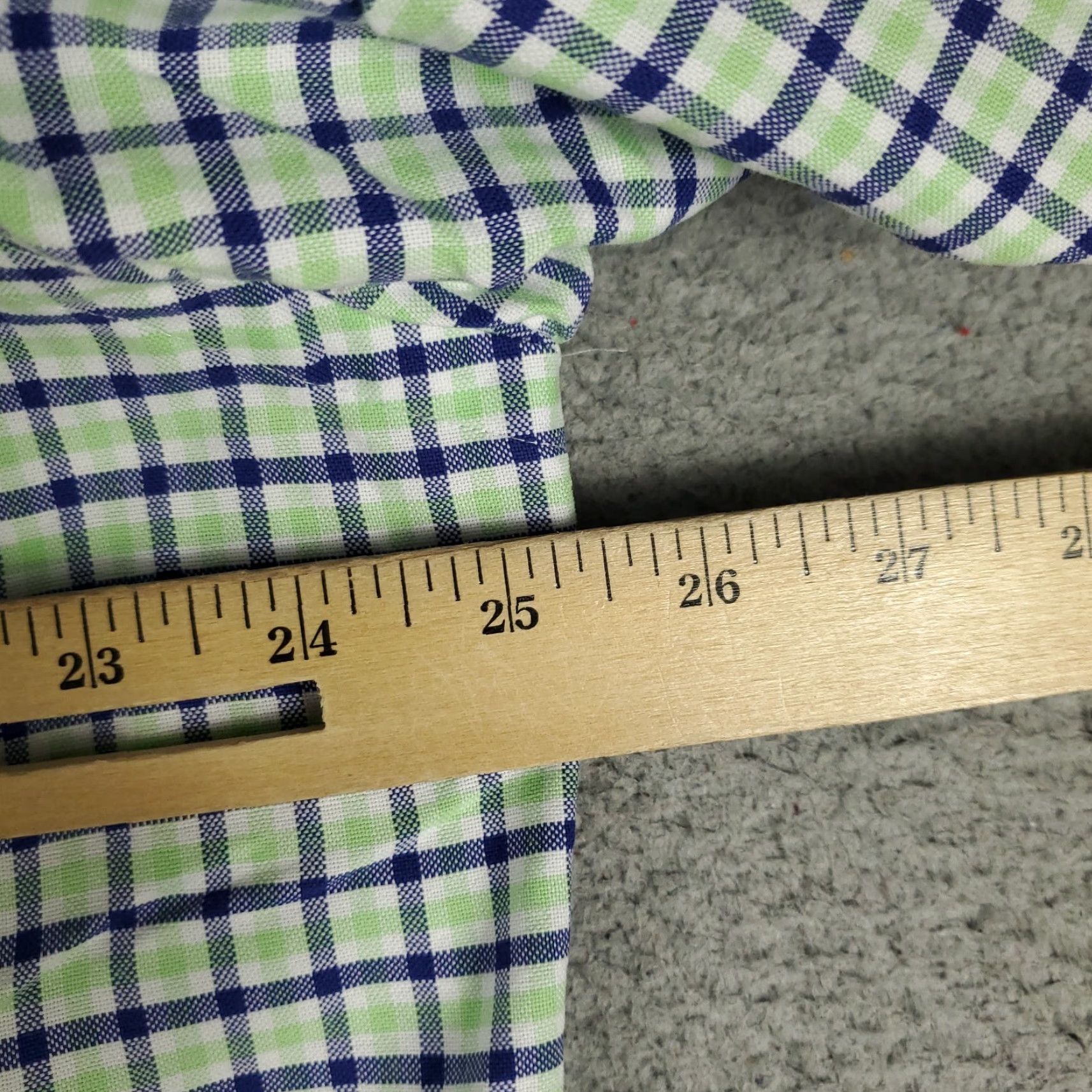 Ralph Lauren Ralph Lauren Shirt Mens XL Green Blue Check Pony Button Up Long Sleeve Shirt Size US XL / EU 56 / 4 - 7 Thumbnail