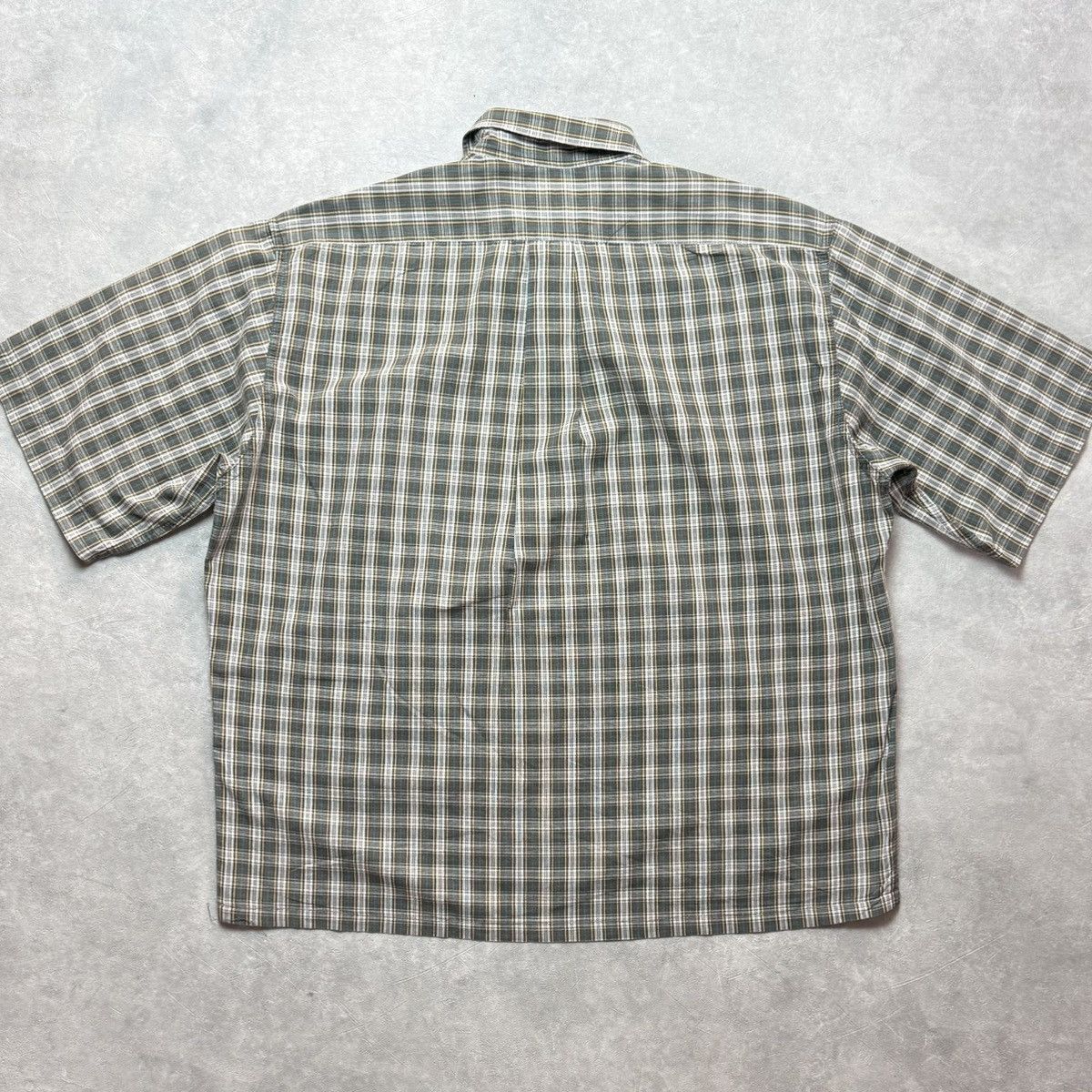 RRL Ralph Lauren Vintage 90s RRL Ralph Lauren Plaid Halfzip Shirt Size US XL / EU 56 / 4 - 2 Thumbnail