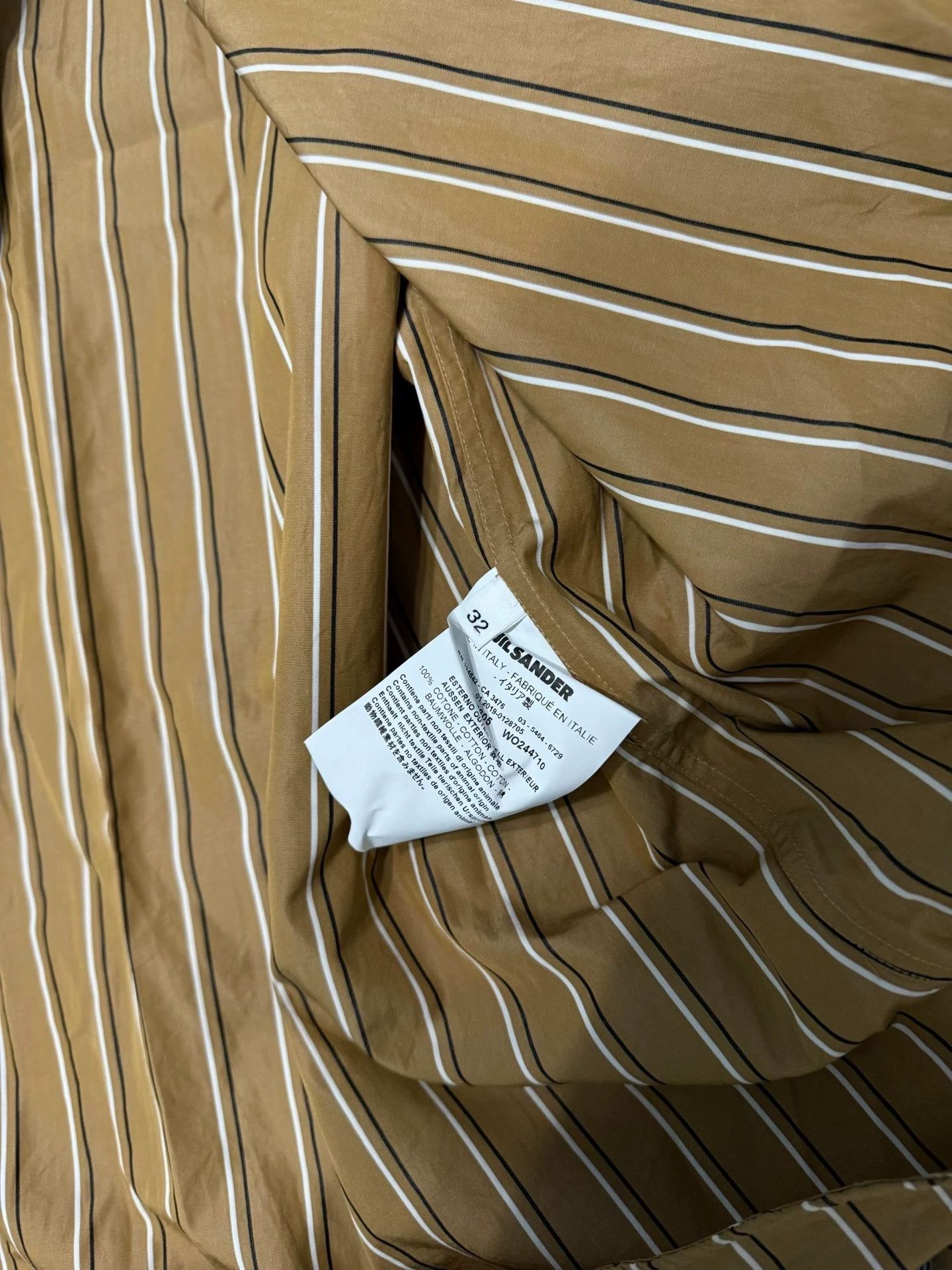 Jil Sander Jil Sander Oversized Striped Shirt 9/10 Authentic Size XXS / US 00 / IT 34 - 6 Thumbnail