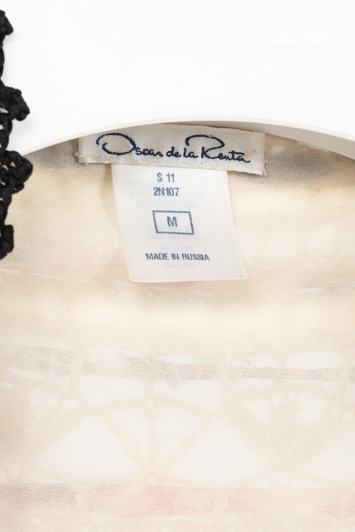 Oscar De La Renta Oscar de la Renta SS11 Runway Ribbon-Trim Crochet Cardigan Size M / US 6-8 / IT 42-44 - 4 Thumbnail