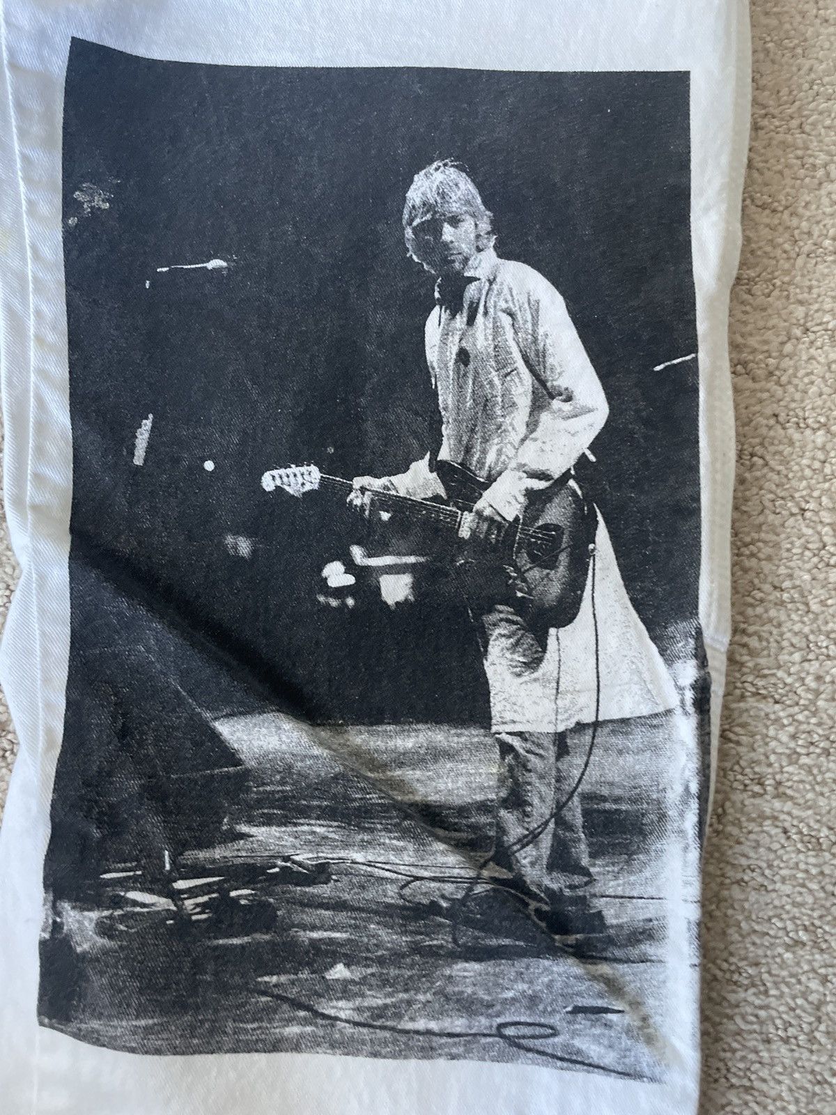 Pleasures x Charles Peterson Kurt Cobain dickies Pants