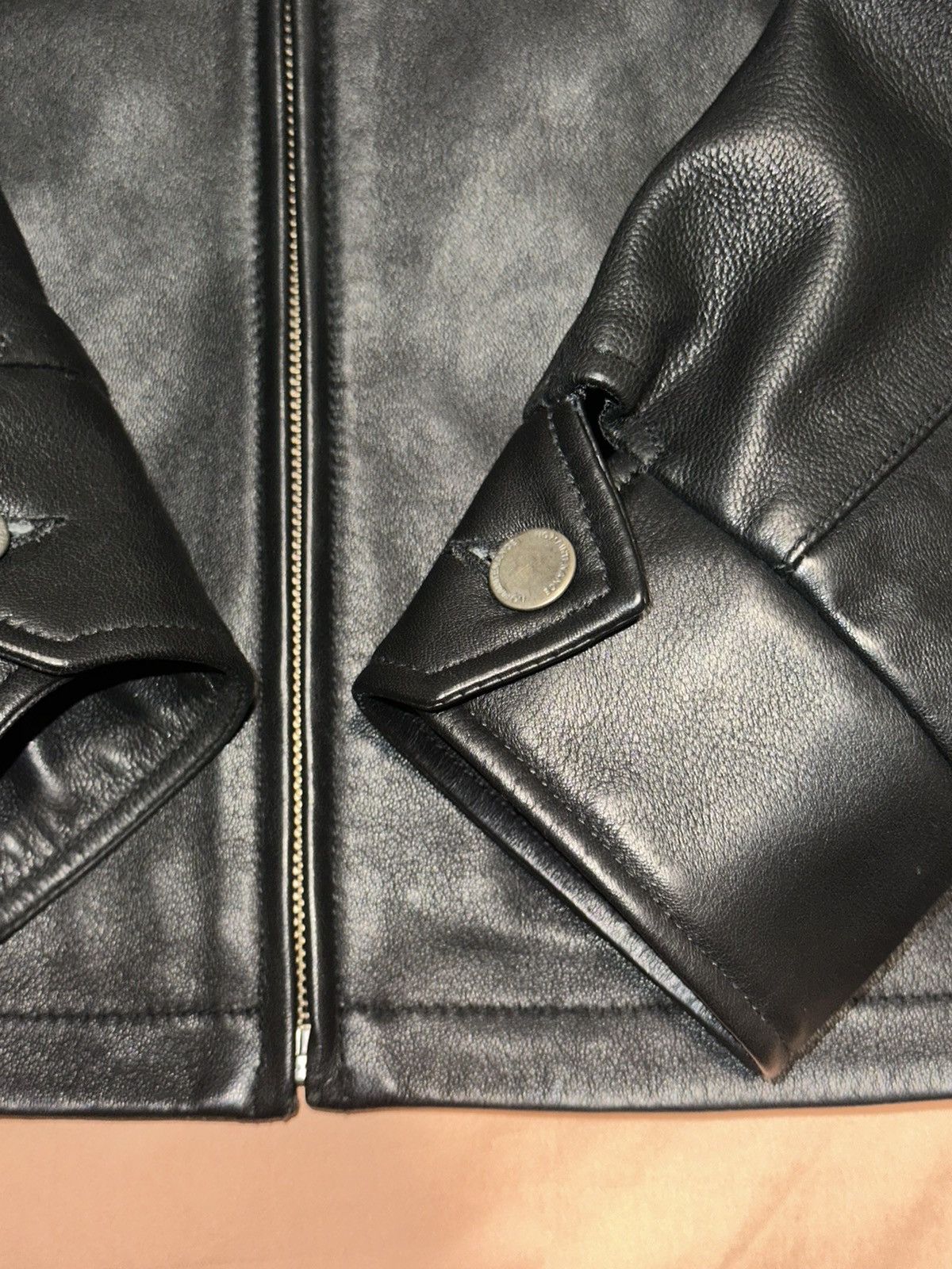 ジャケット・アウター NO MAINTENANCE LEATHER MECHANIC JACKET No Maintenance - Black Canvas Mechanic Jacket | NO MAINTENANCE