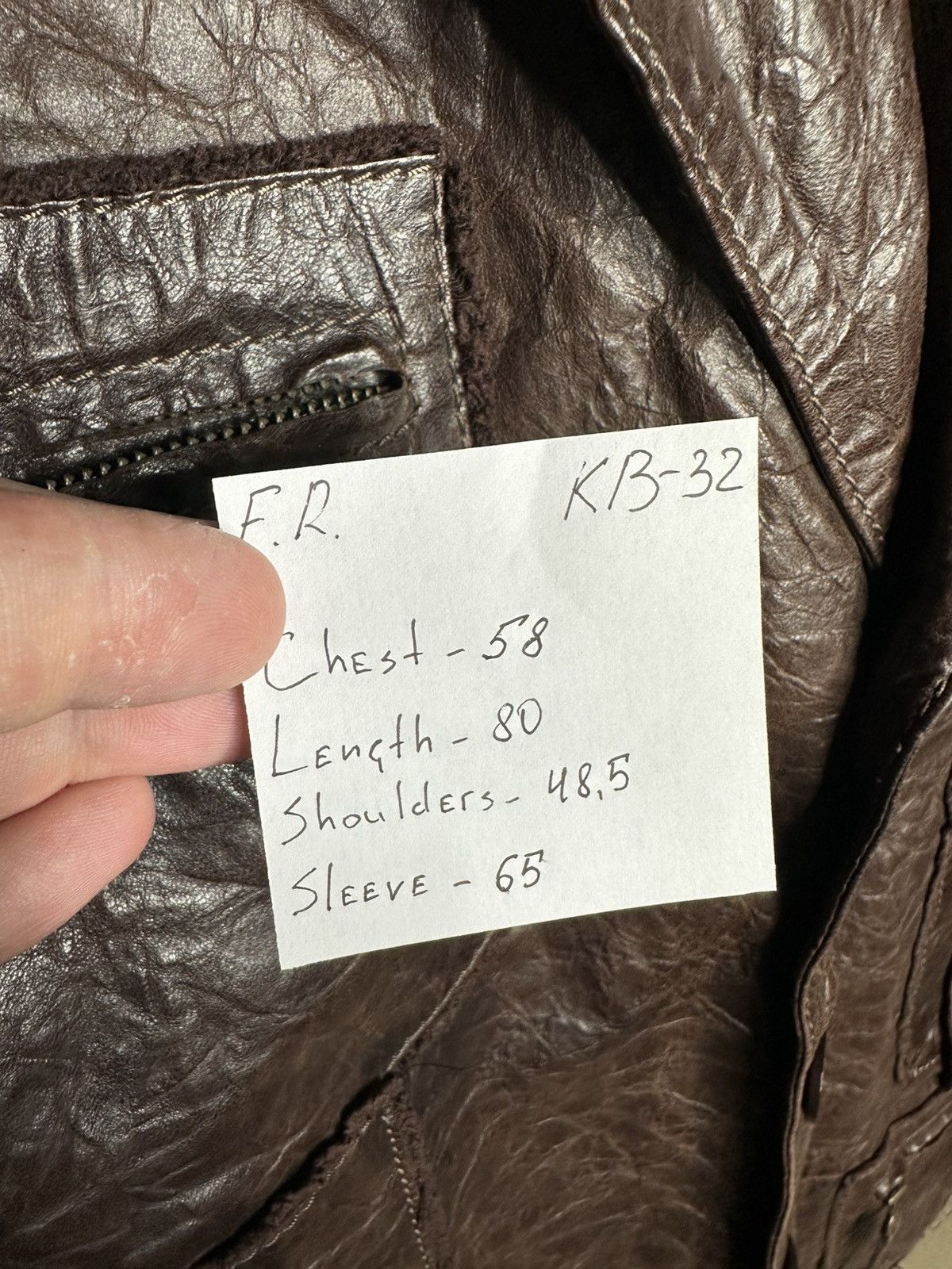 Fratelli Rossetti Fratelli Rossetti Brown Military Leather Jacket Size 48 Size US M / EU 48-50 / 2 - 6 Thumbnail