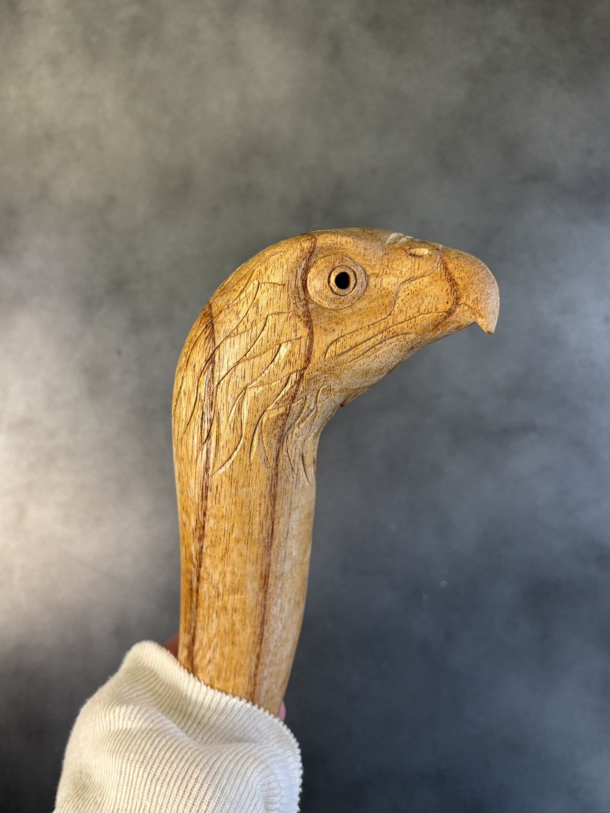 Harley Davidson × Vintage Vintage Wood Cane Hand Carved Eagle 1970s Walking Stick Size ONE SIZE - 9 Thumbnail