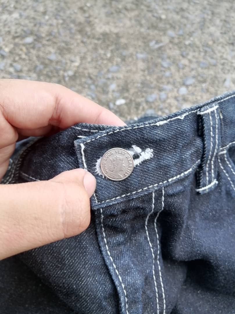 Japanese Brand Betty Smith Made In Japan Carpenter Black Jeans Size US 26 / EU 42 - 9 Thumbnail