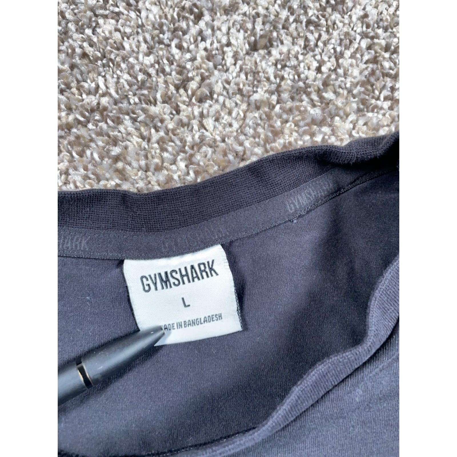Gymshark Gymshark T-Shirt Adult Large Black Logo Cotton Blend Activewear Mens Size US L / EU 52-54 / 3 - 4 Thumbnail
