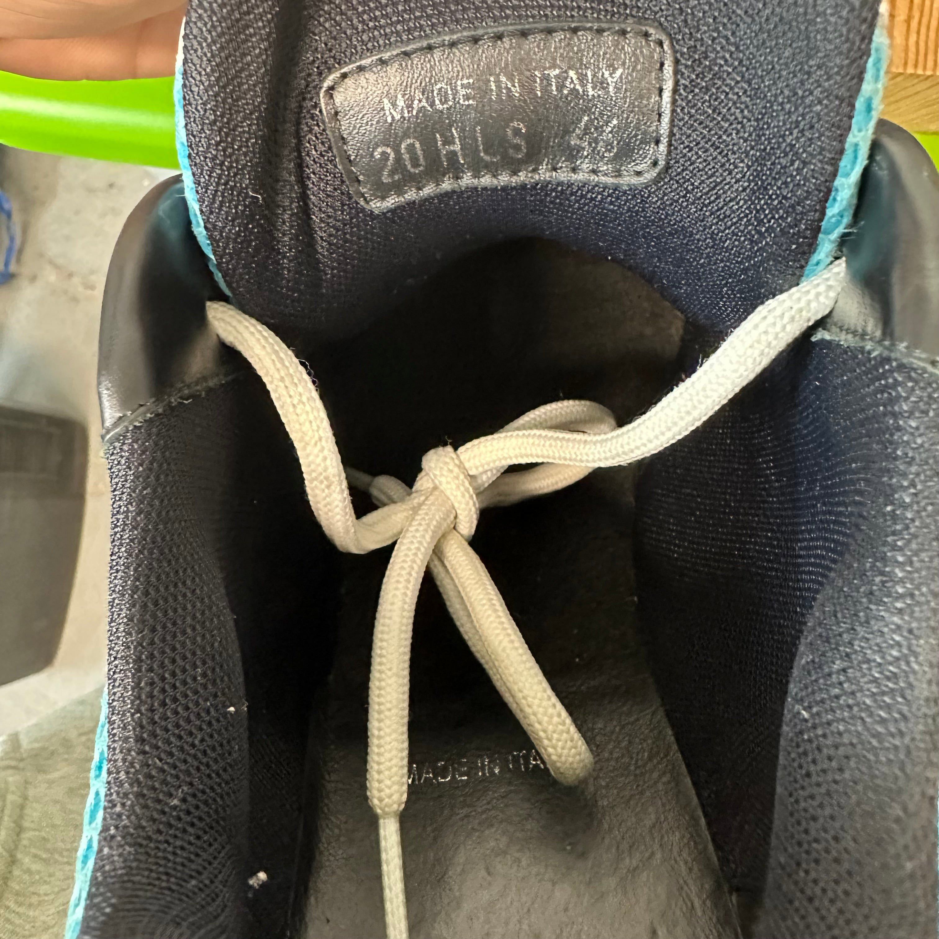 Dior Dior B22 White Grey Teal Blue Sneaker Sz 13 (46) Size US 13 / EU 46 - 7 Thumbnail