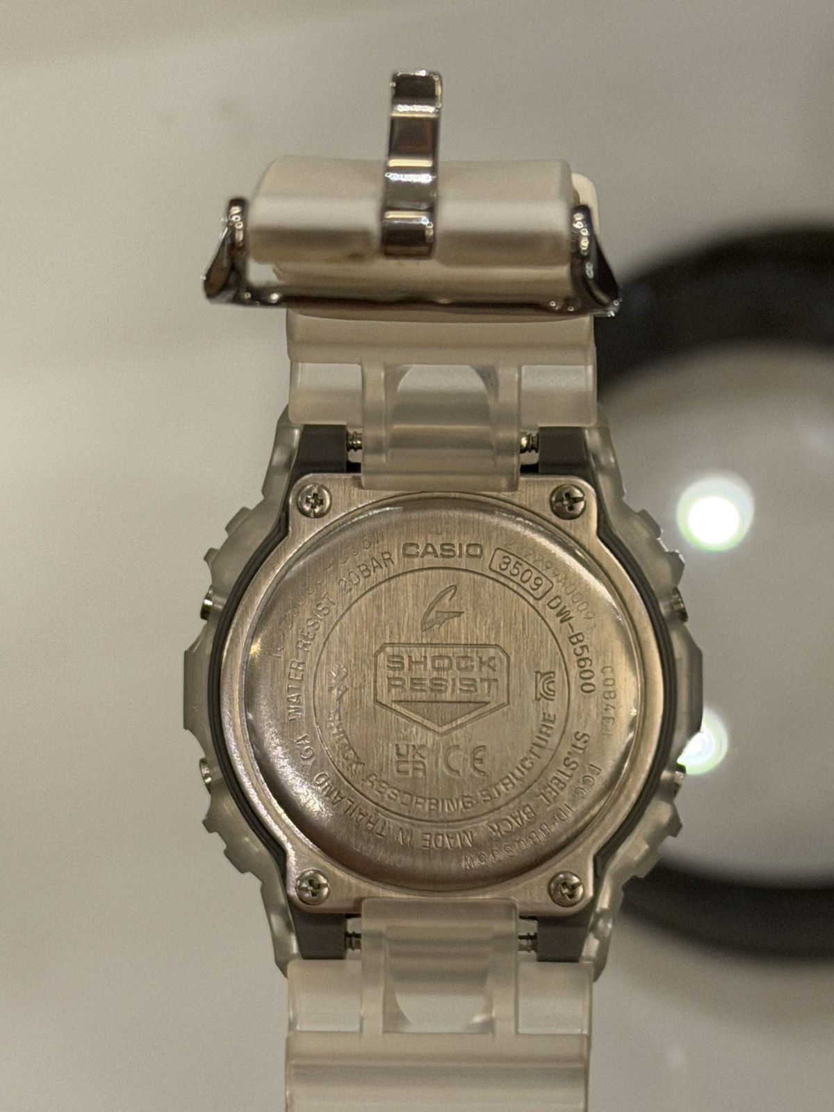 G Shock Casio G-Shock DW-B5600G-7 - Transparent Size ONE SIZE - 4 Thumbnail