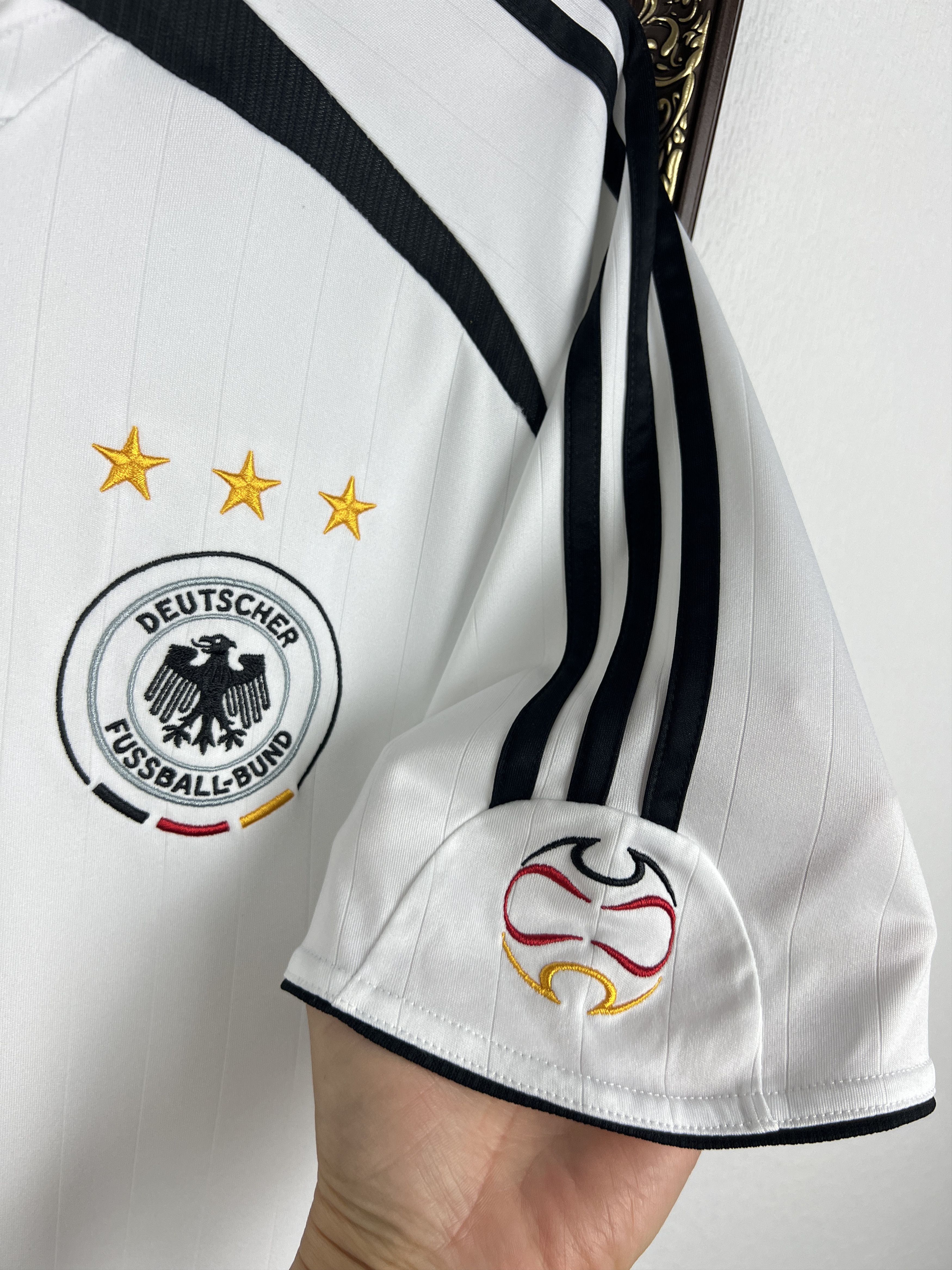 Adidas Germany Home football shirt 2005 Soccer Jersey Trikot Rare Size US M / EU 48-50 / 2 - 4 Thumbnail