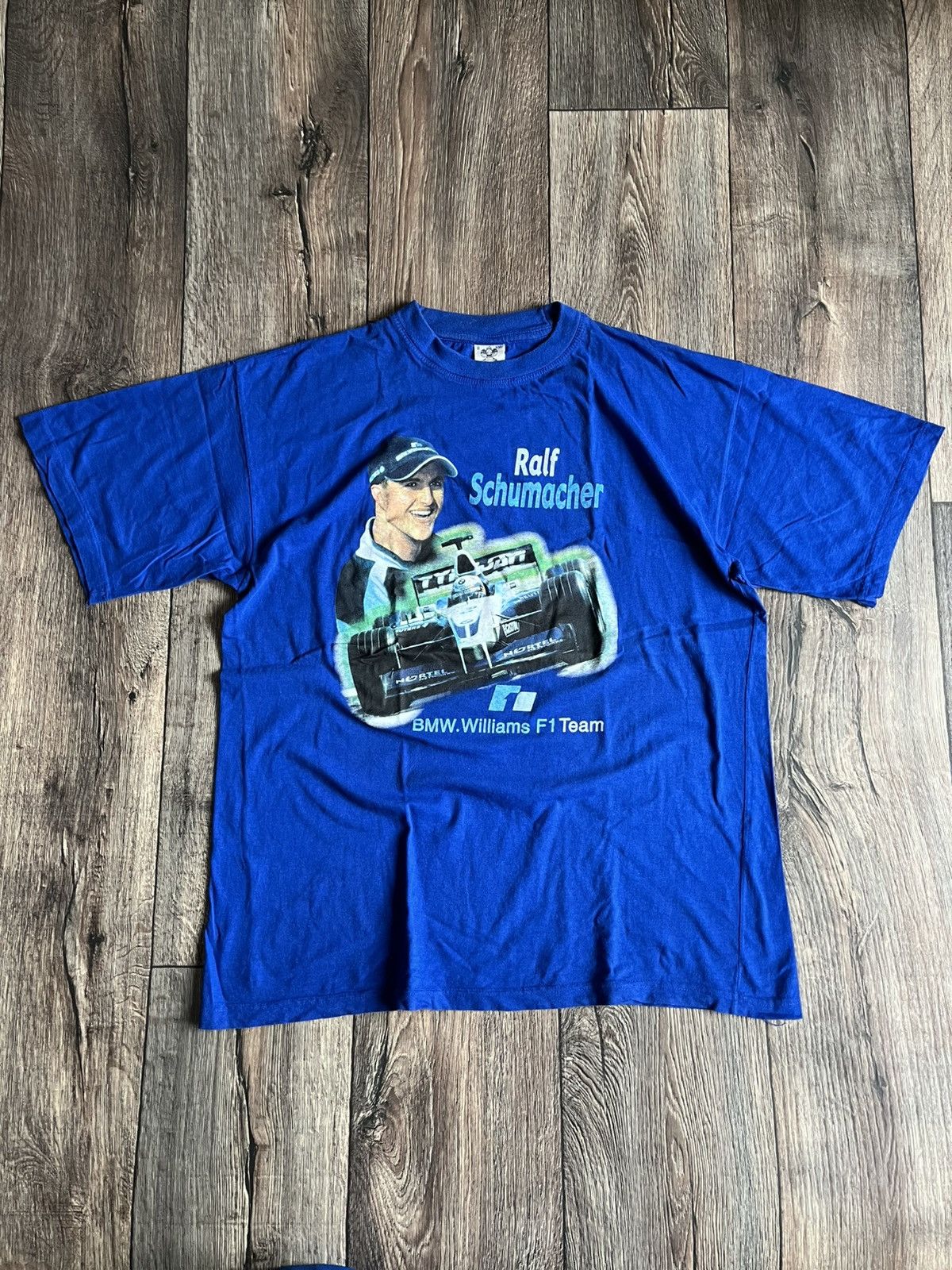 Formula 1 × Vintage Vintage 90s Ralf Schumacher BMW Williams F1 Racing Team Tee Size US XXL / EU 58 / 5 - 1 Thumbnail