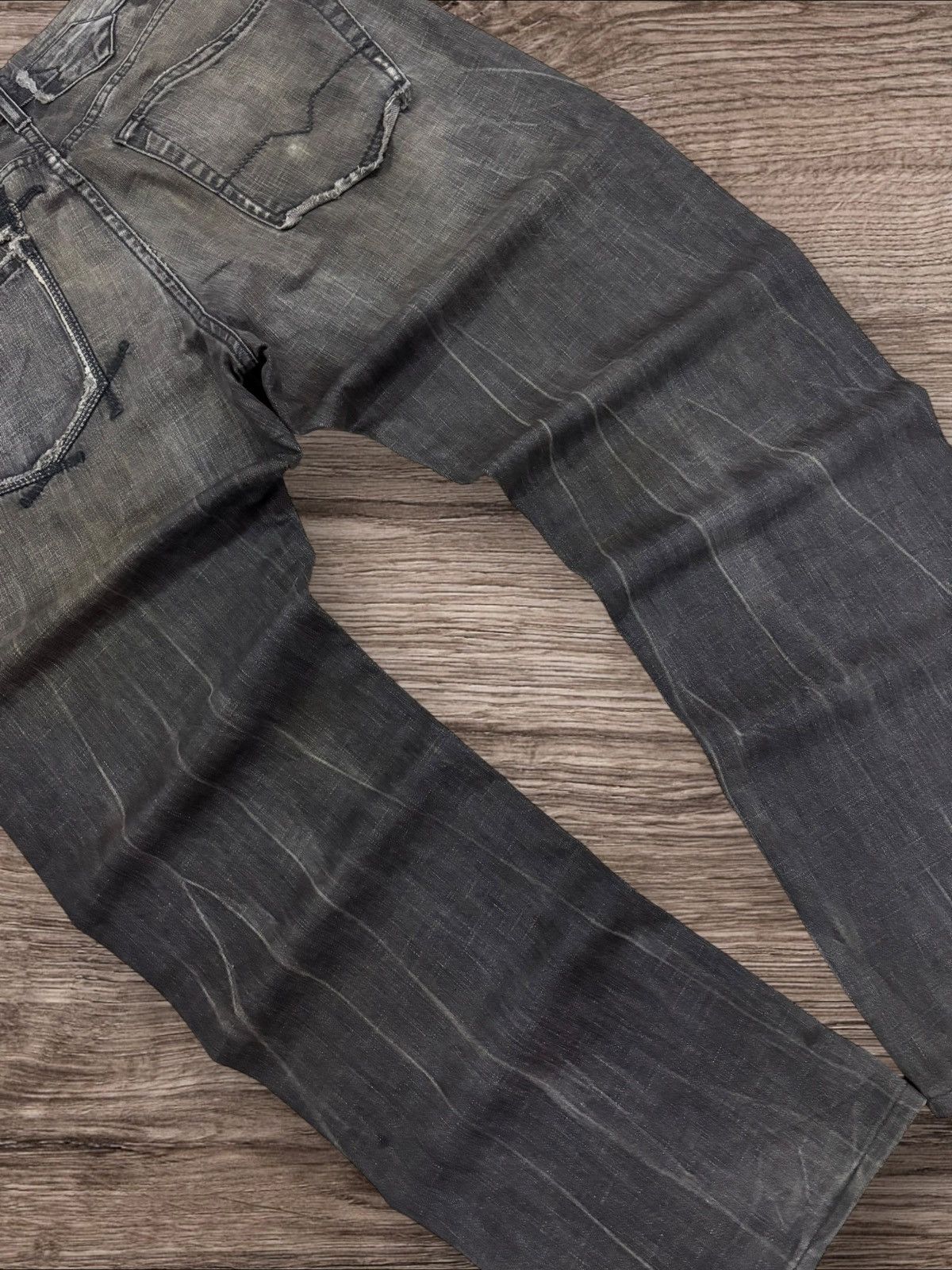 Hugo Boss Vtg BOSS by Hugo Boss Grunge Destroyed Jeans Size US 33 - 6 Thumbnail