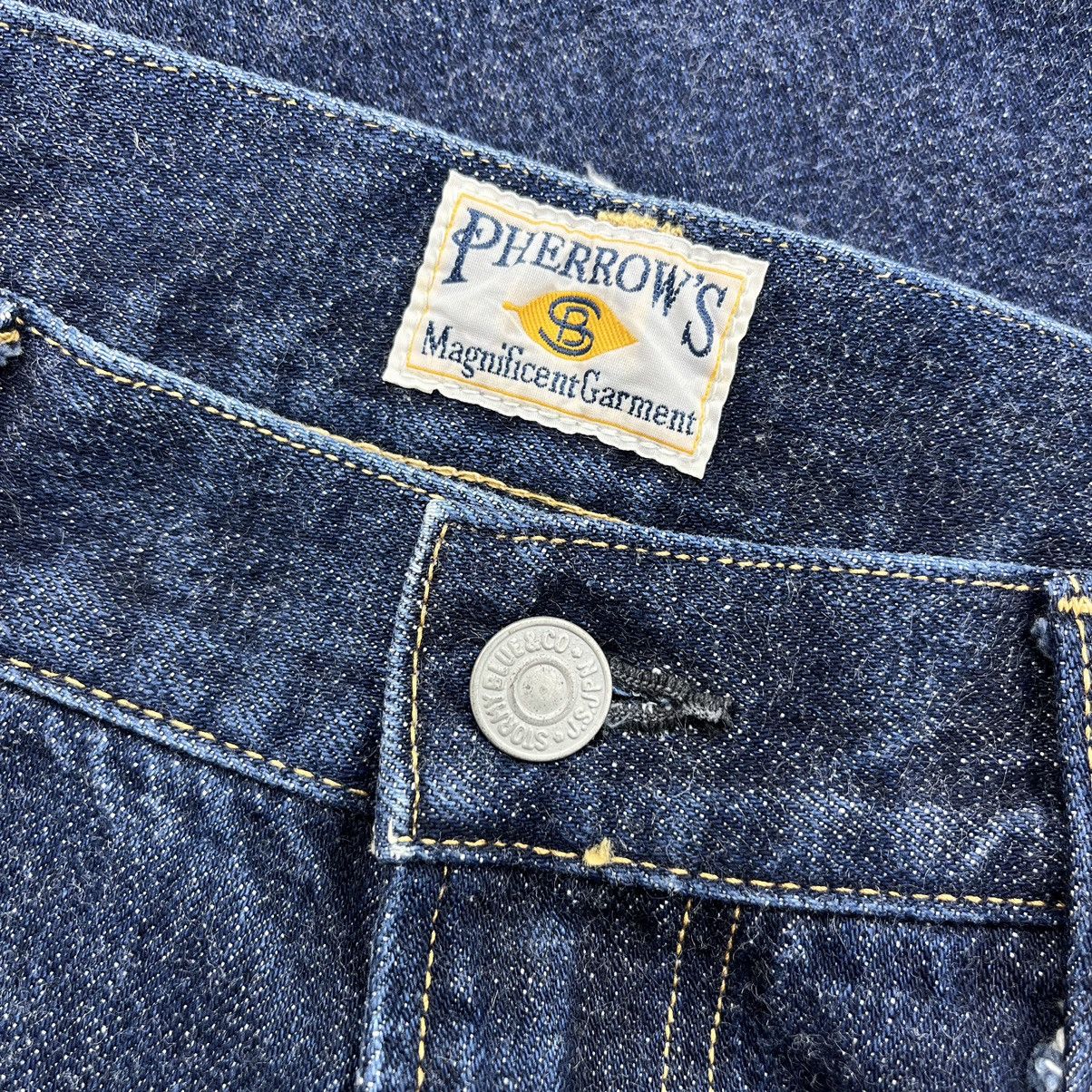 Pherrow's Vintage Pherrows 441 Japan Indigo Selvedge Jeans Straight Size US 31 - 12 Thumbnail