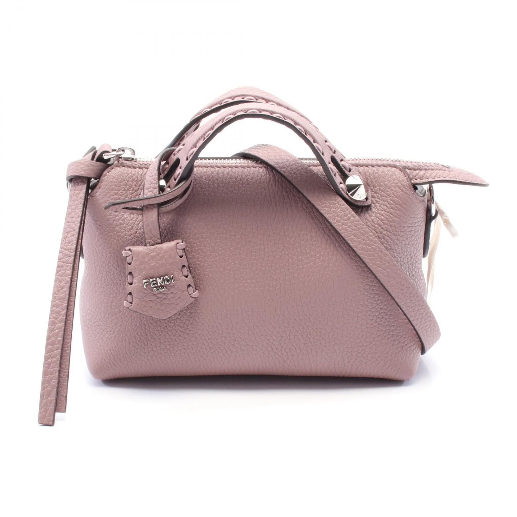 Fendi Fendi By The Way Selleria Mini Handbag Leather Pink Size ONE SIZE - 1 Thumbnail