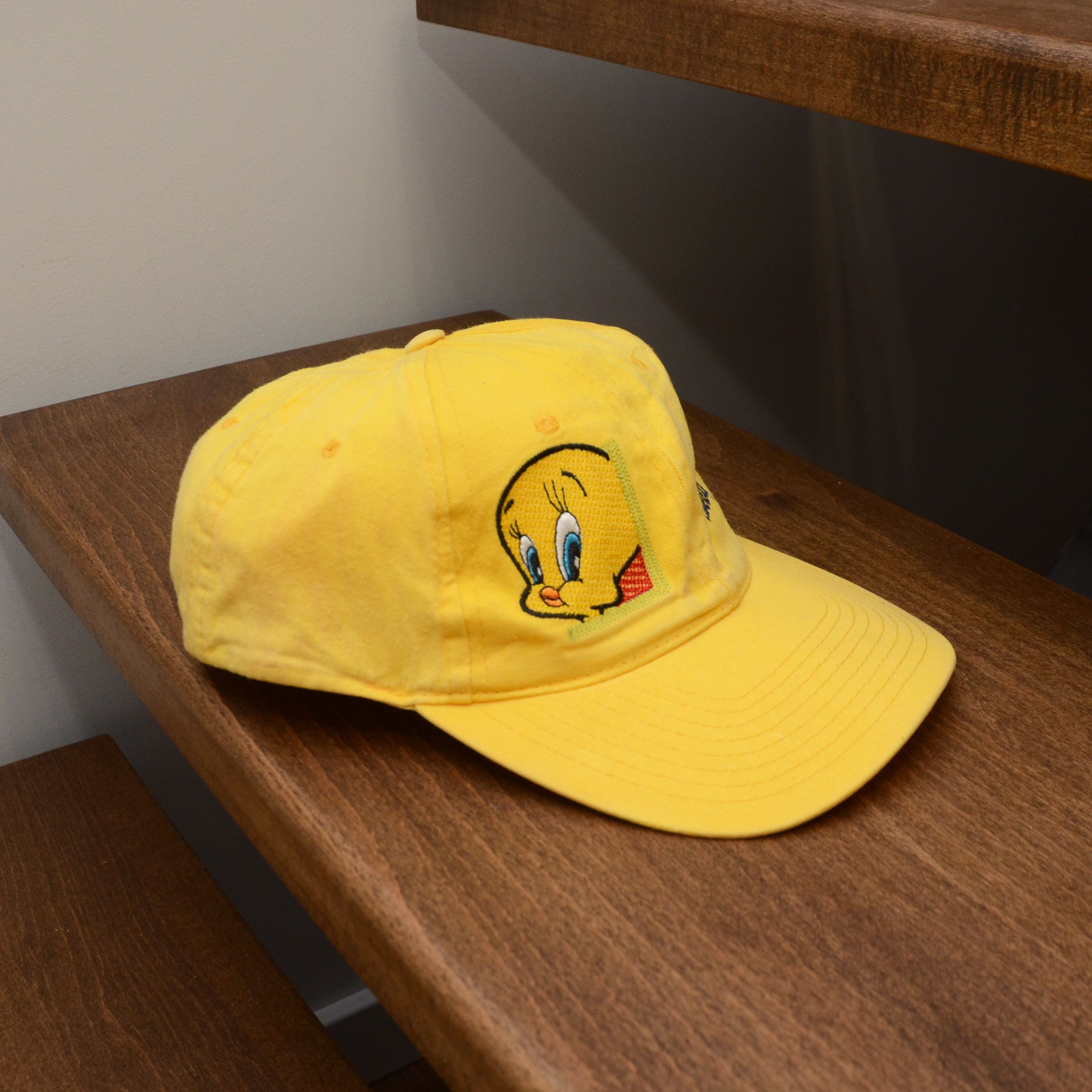 Cartoon Network Vtg Looney Tunes Trucker Snapback Cap TWEETY BIRD SYLVESTER Size ONE SIZE - 6 Thumbnail