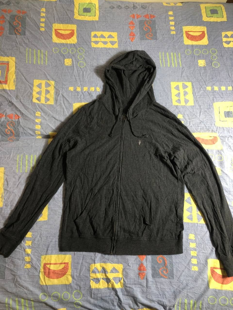 Allsaints Vintage Y2K Avant Garde Allsaints zip up Japan hoodie Size US L / EU 52-54 / 3 - 17 Thumbnail
