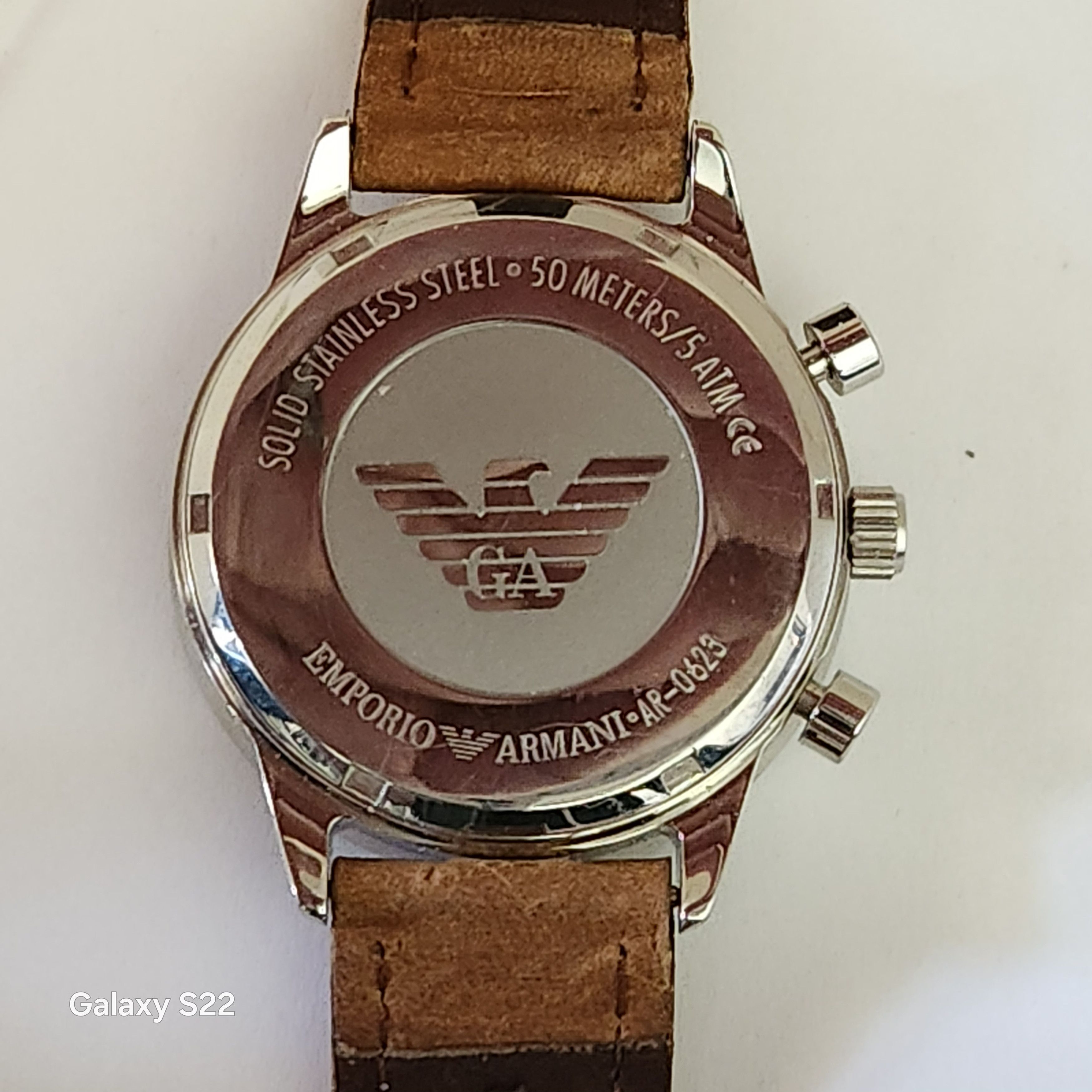 Emporio Armani Emporio Armani Men's Watch AR-0623 Green Dial Brown Face Size ONE SIZE - 2 Thumbnail