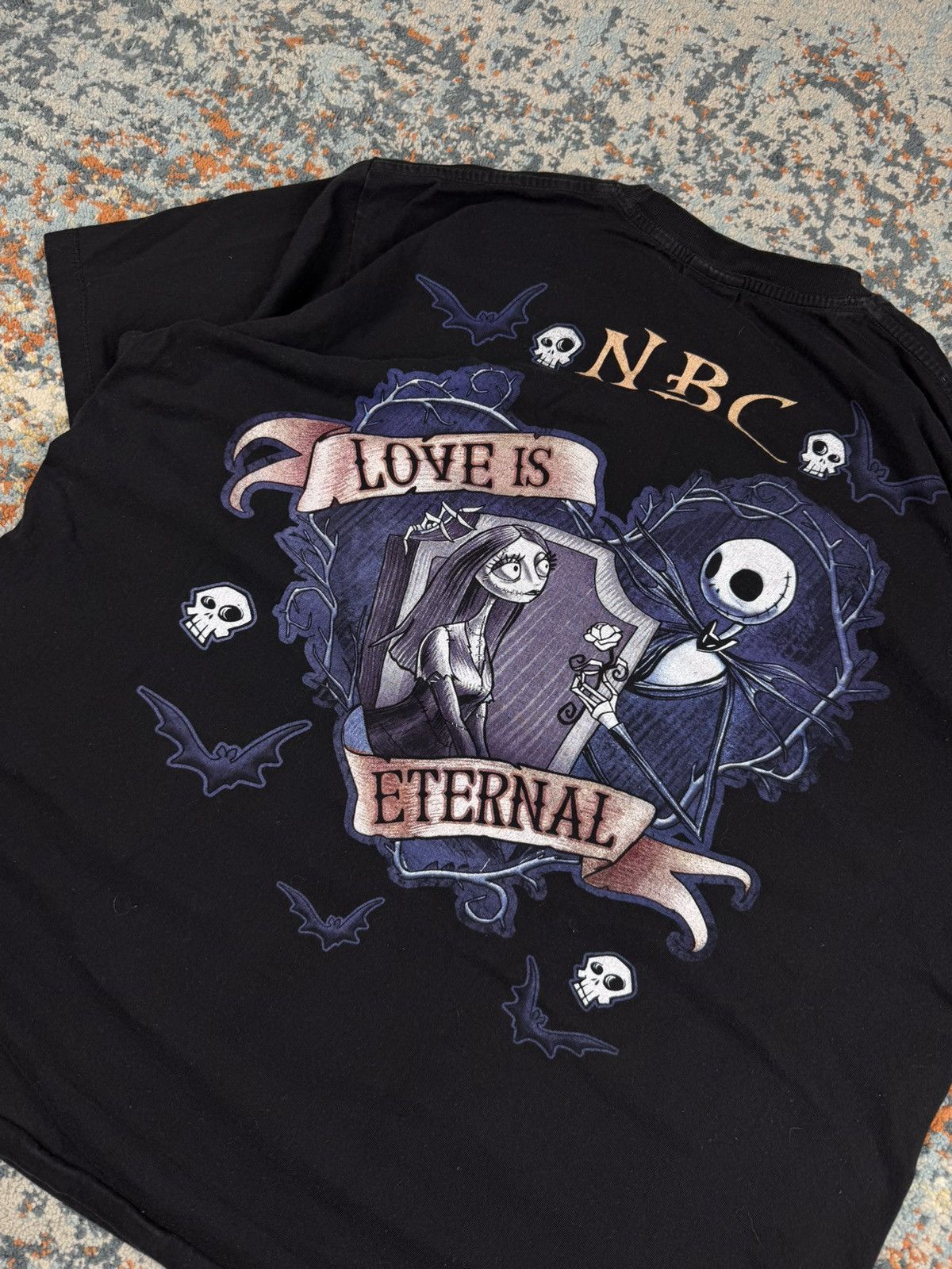 Vintage Vintage Y2K Tim Burton the nightmare before christmas tee Size US XL / EU 56 / 4 - 4 Thumbnail