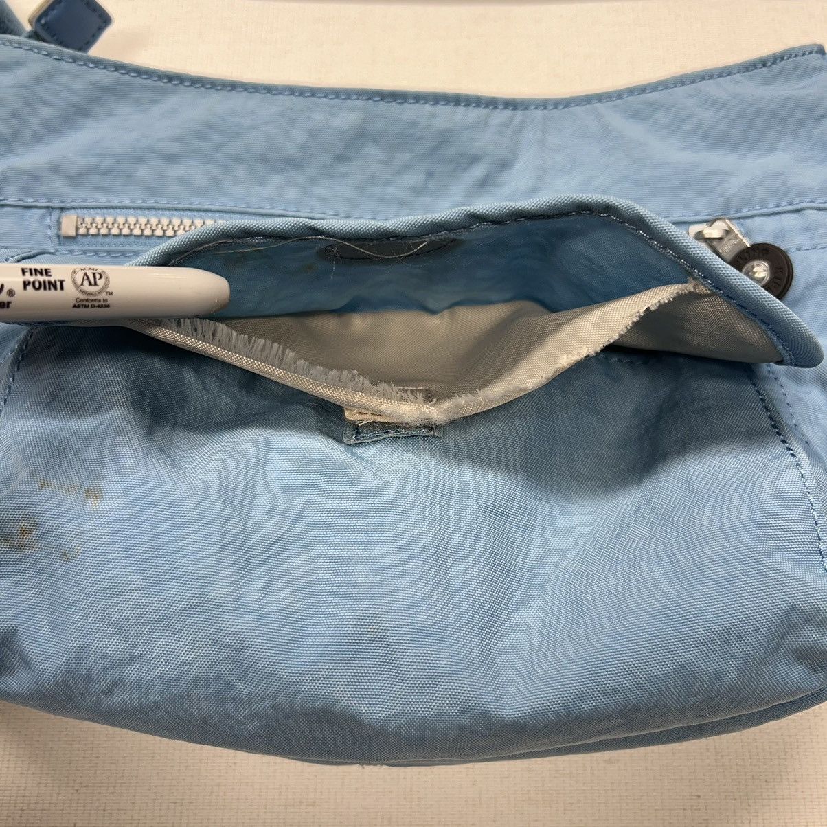 Other Kipling Syro Bag Blue Purse Crossbody Shoulder Zip Monkey Size ONE SIZE - 4 Thumbnail